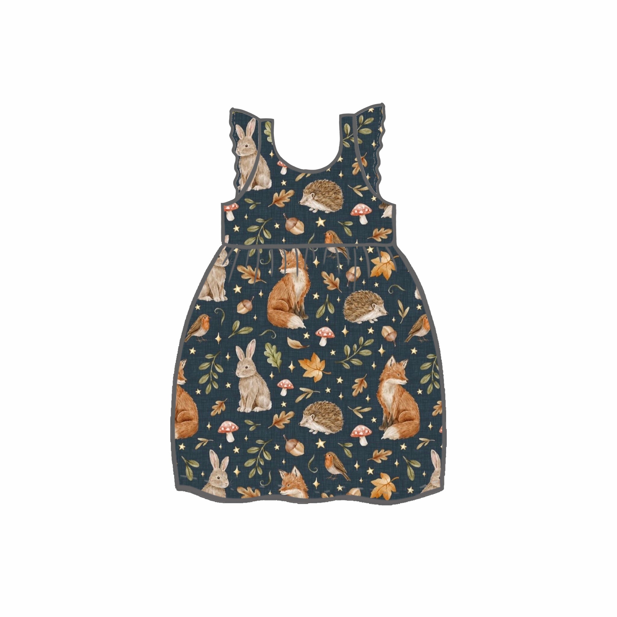 Midnight Woodland Dresses