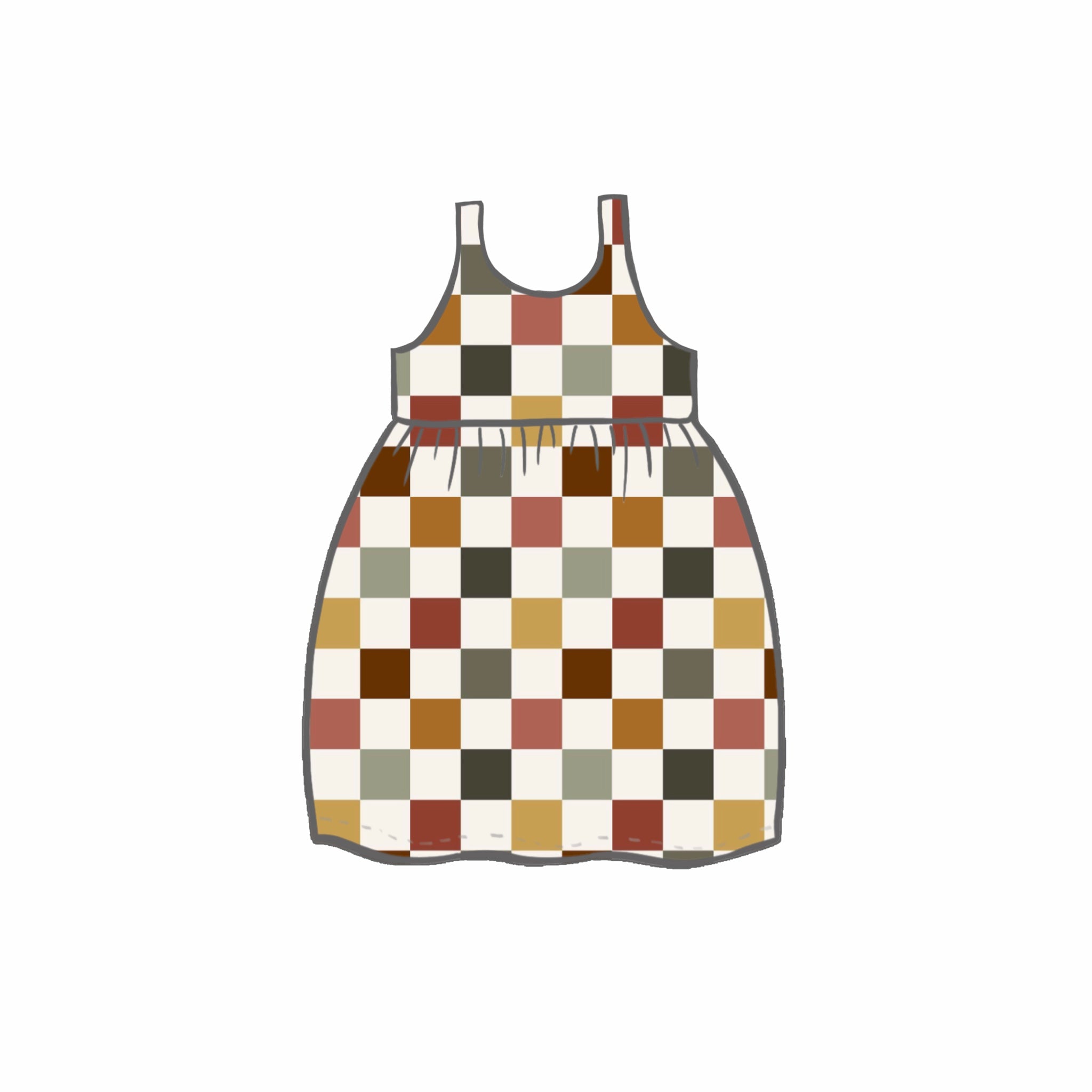 Autumn Check Dresses