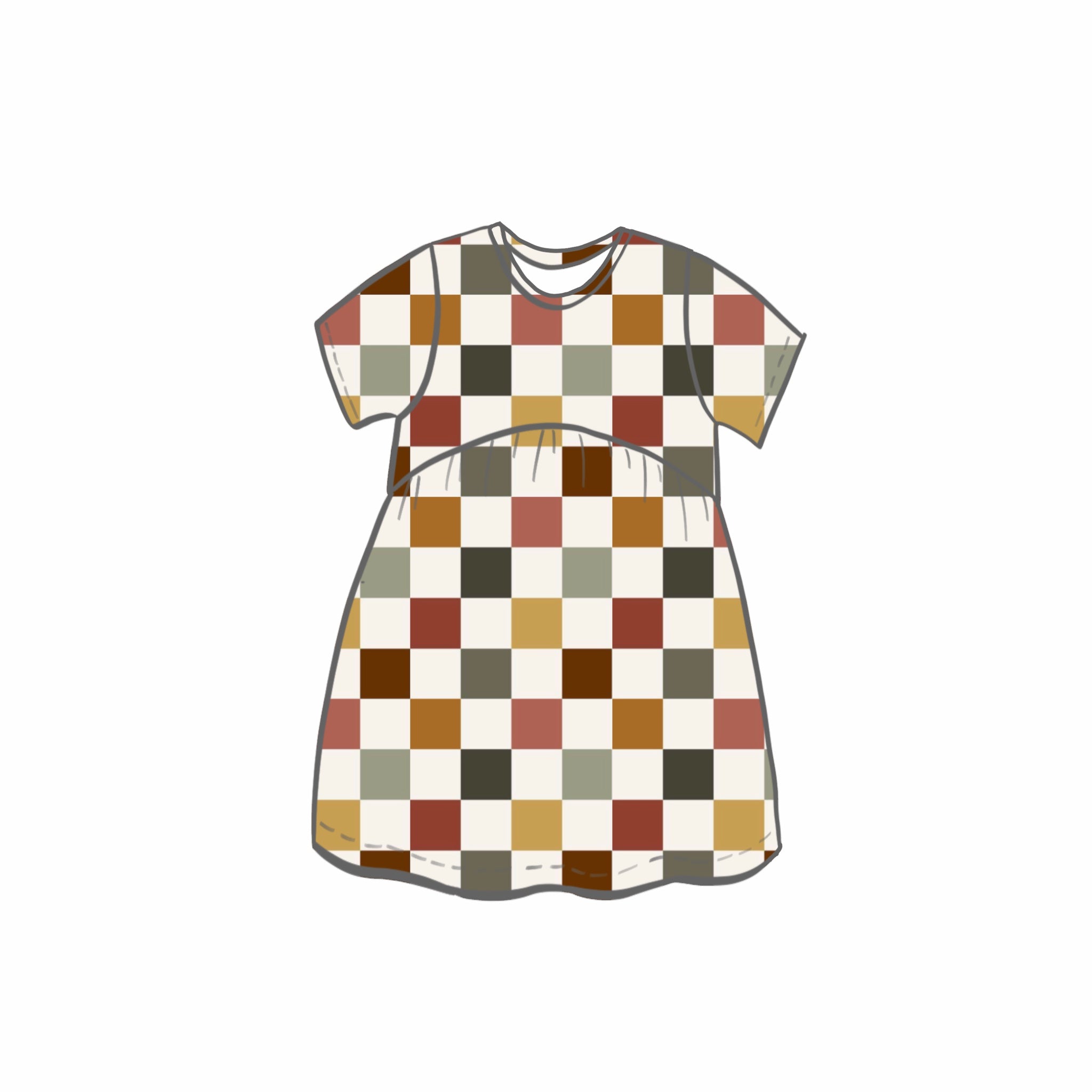 Autumn Check Dresses