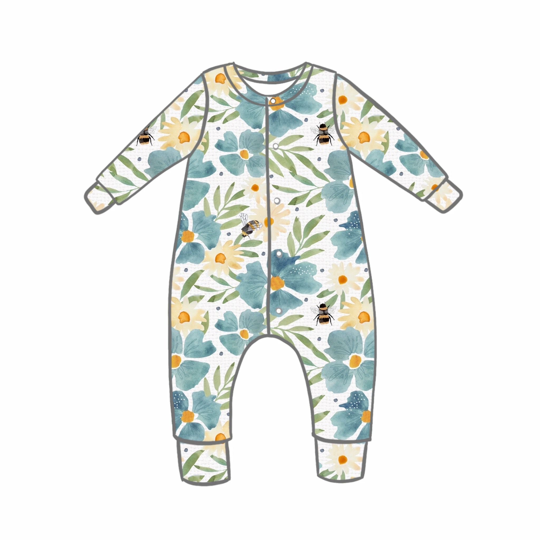 Spring Bloom Rompers