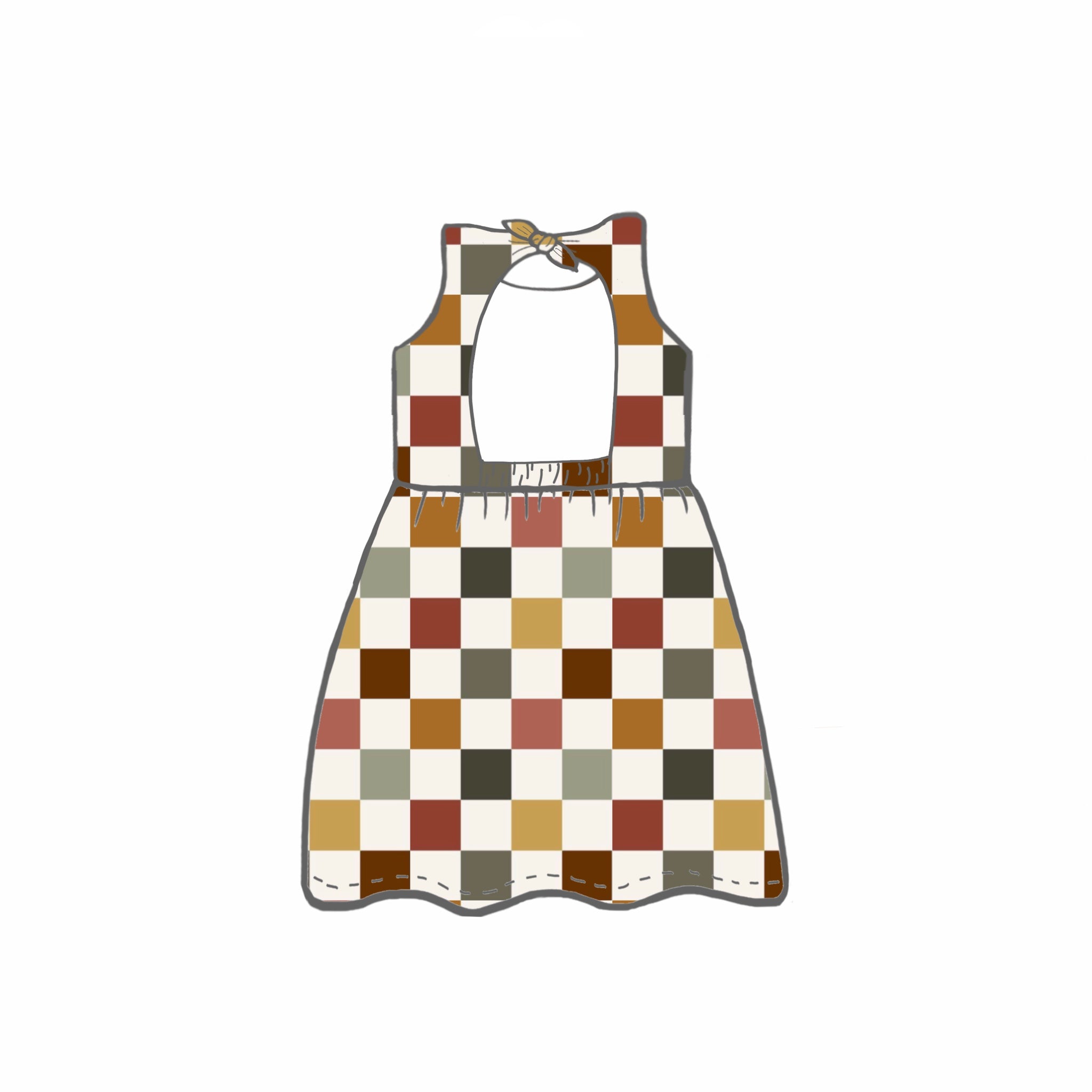 Autumn Check Dresses