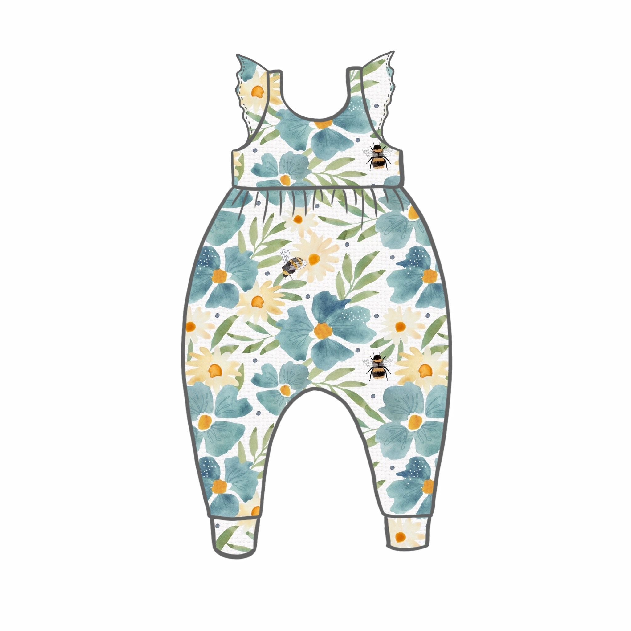 Spring Bloom Rompers