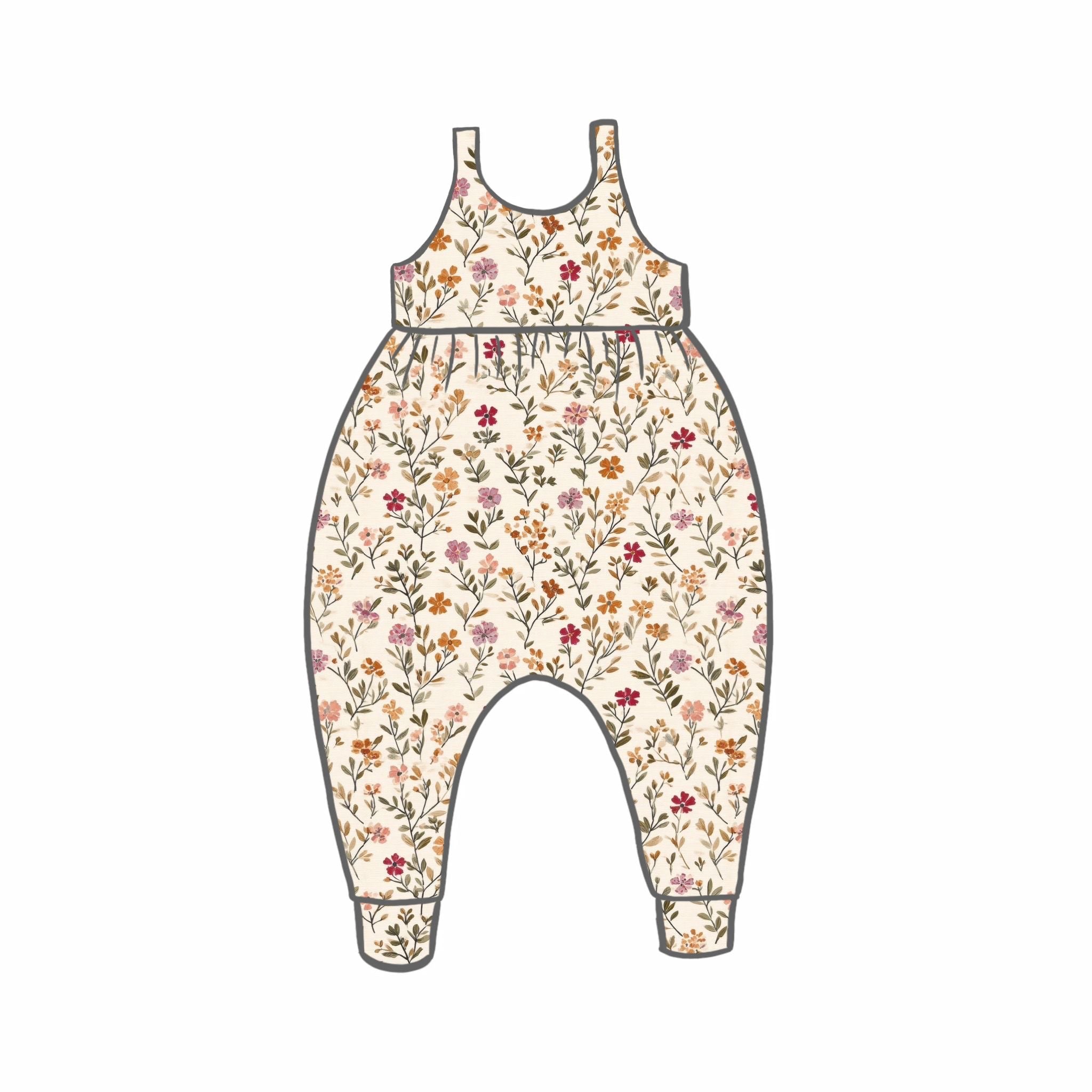 Autumn Ditsy Rompers