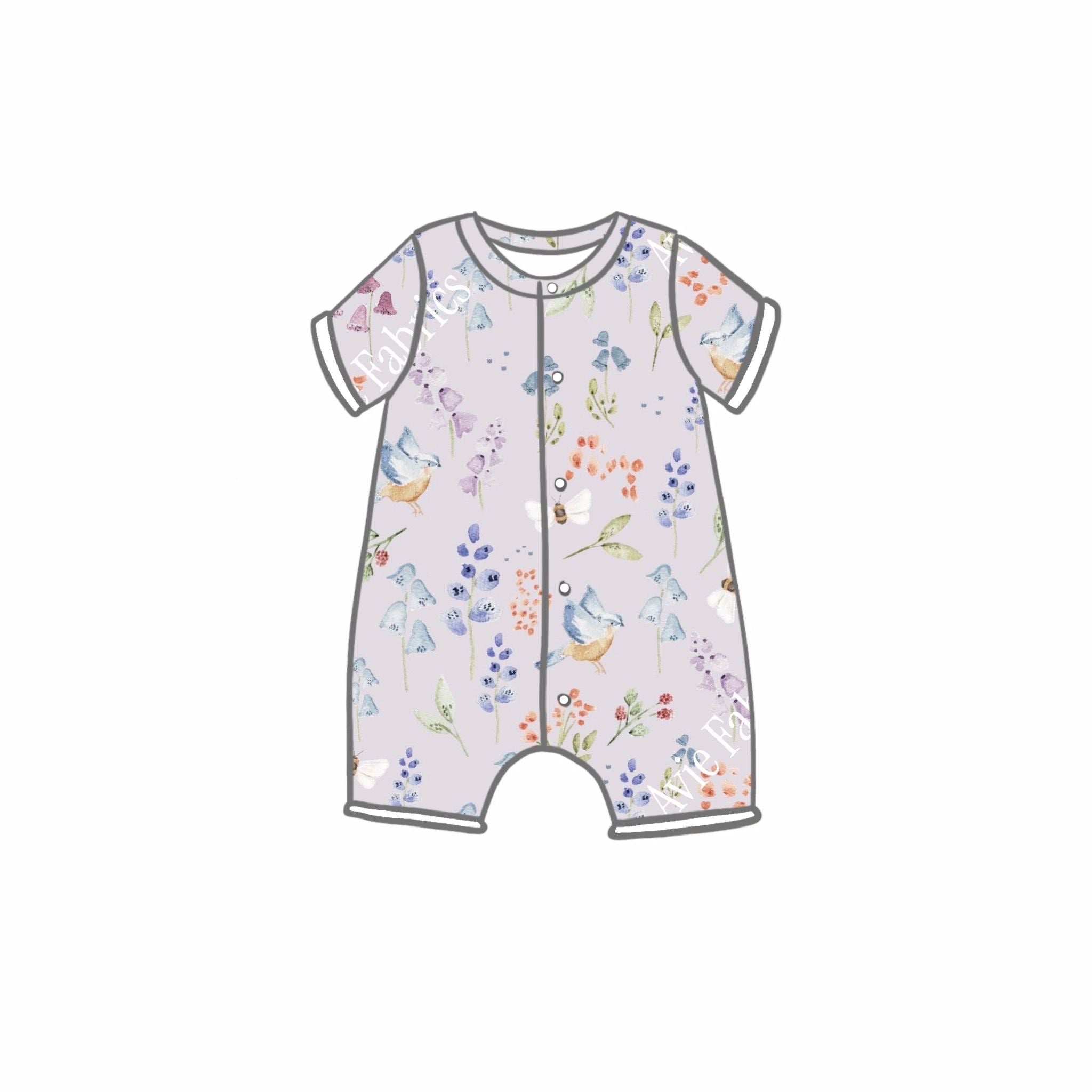 Whimsical Wood Rompers