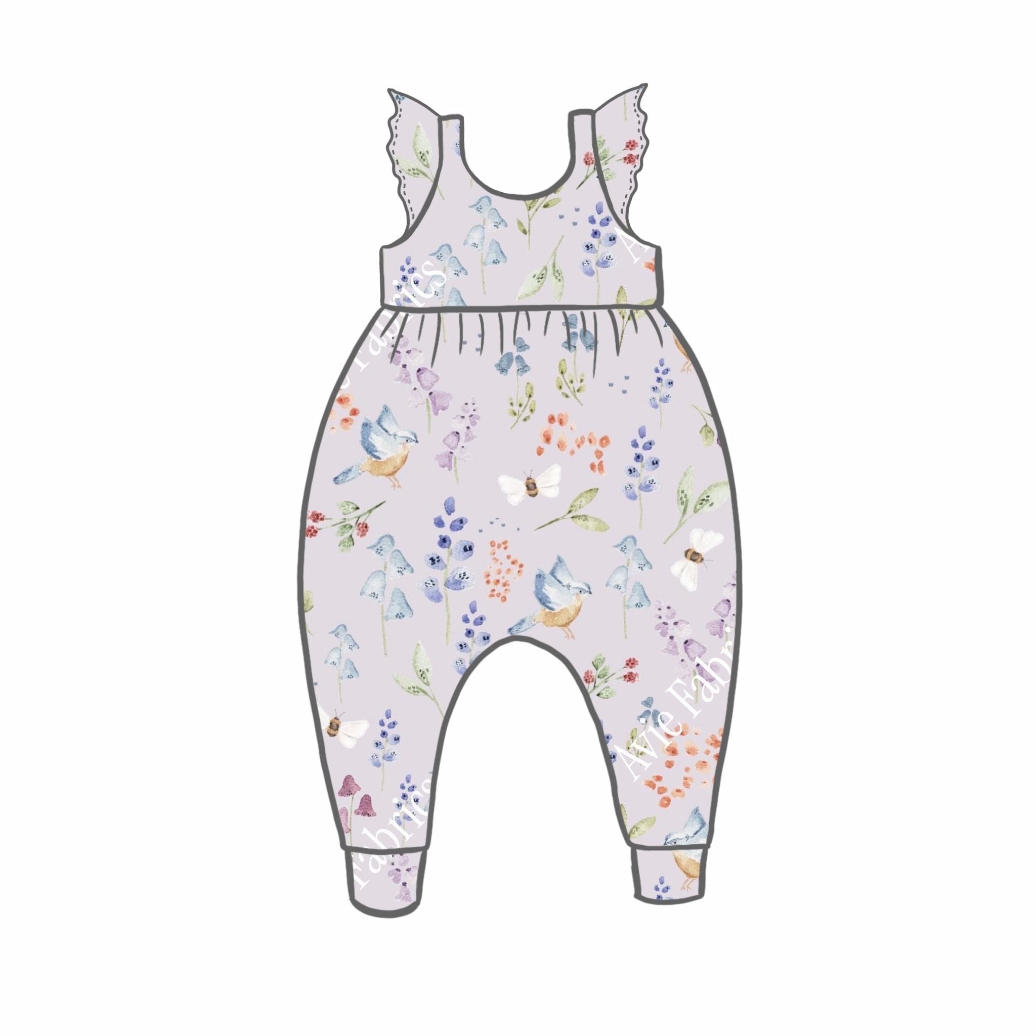 Whimsical Wood Rompers