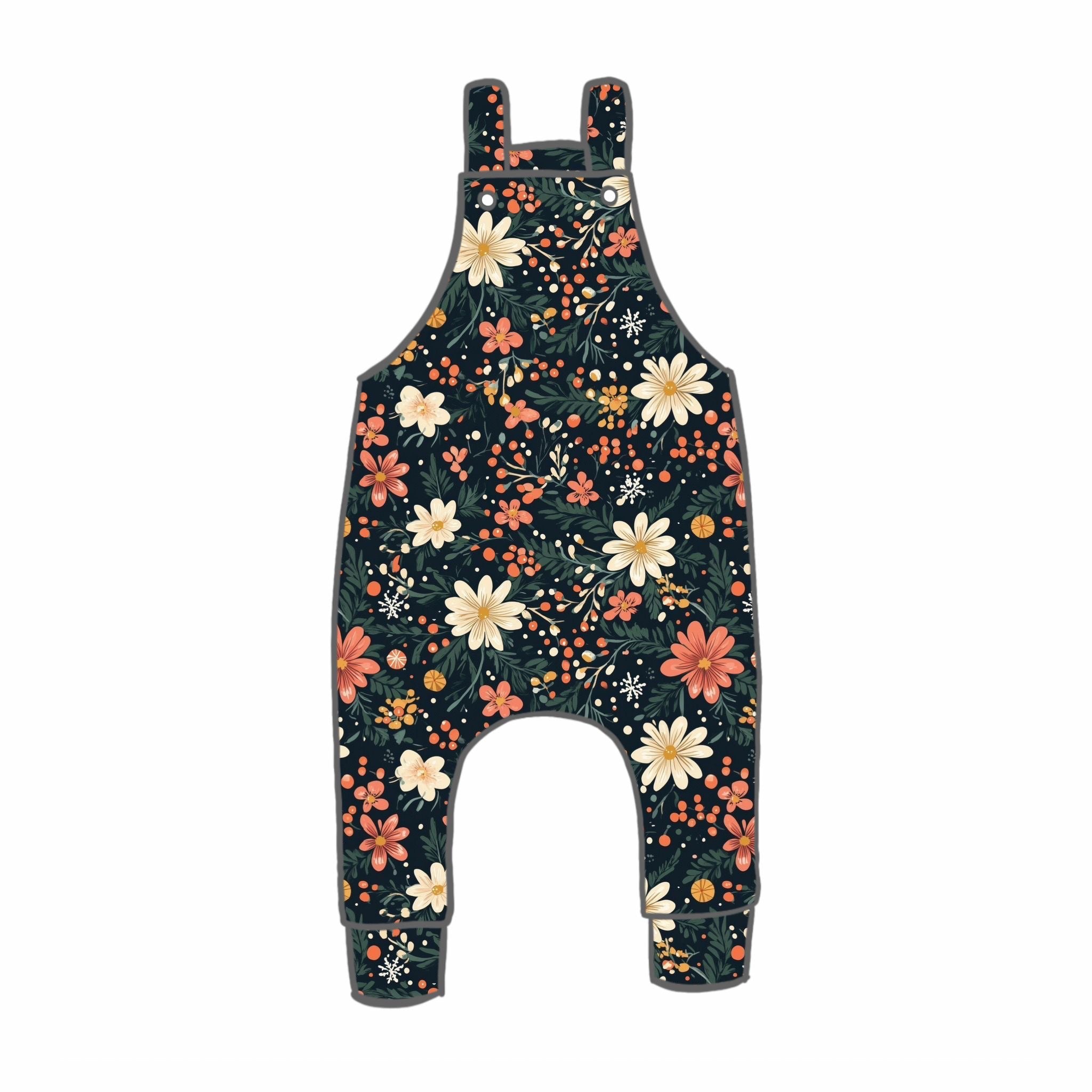 Winter Meadow Rompers