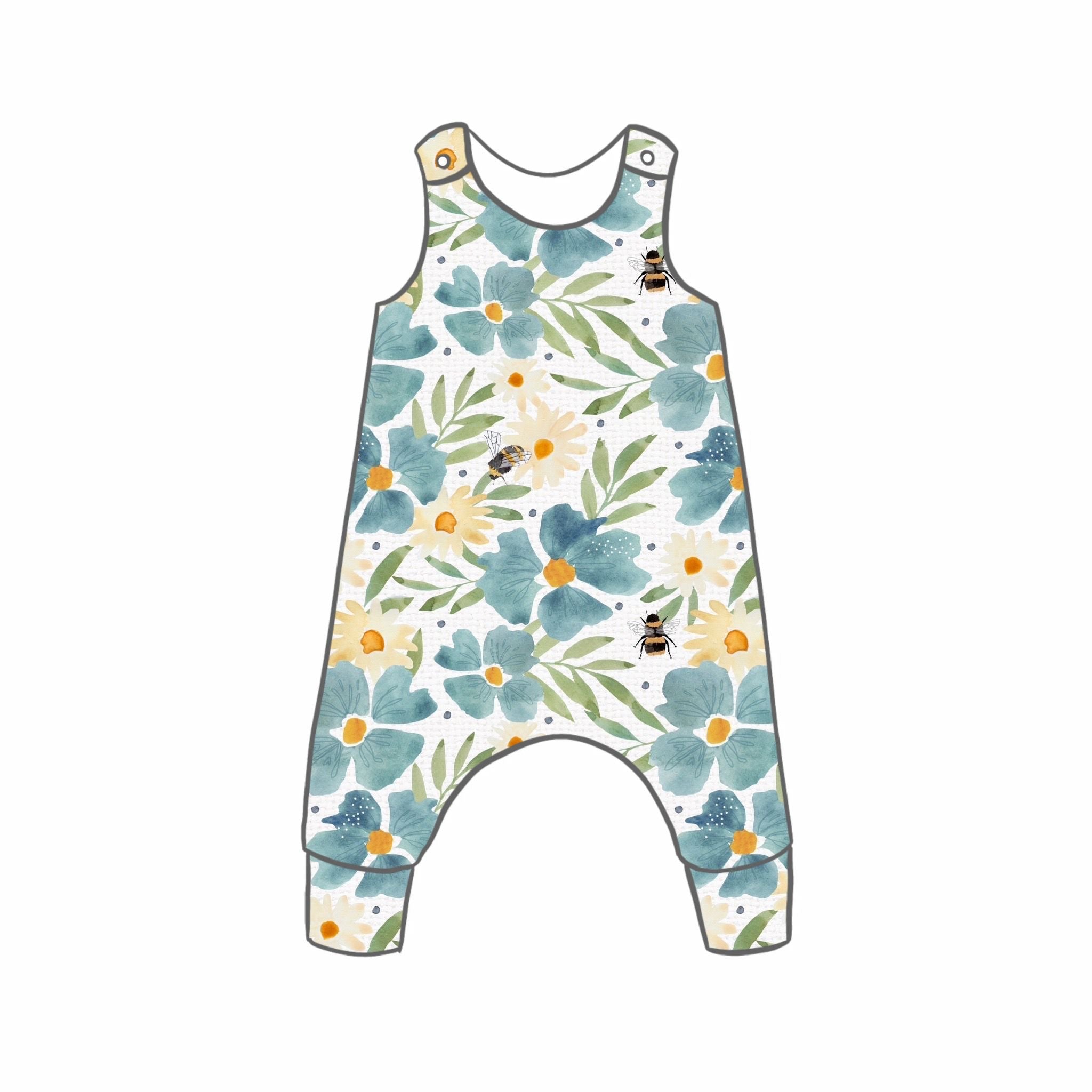 Spring Bloom Rompers