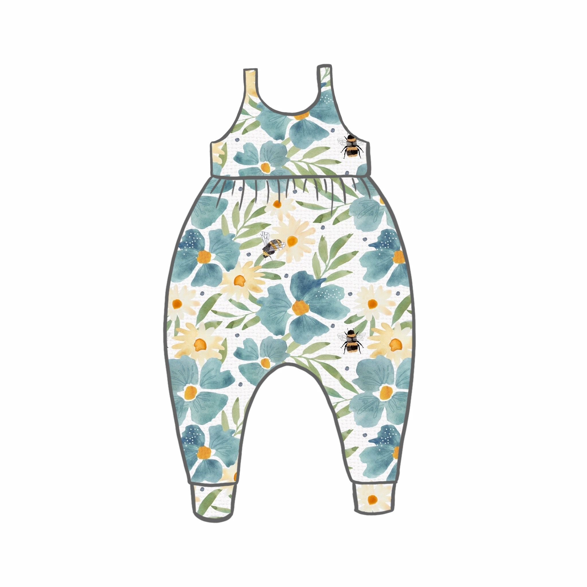 Spring Bloom Rompers
