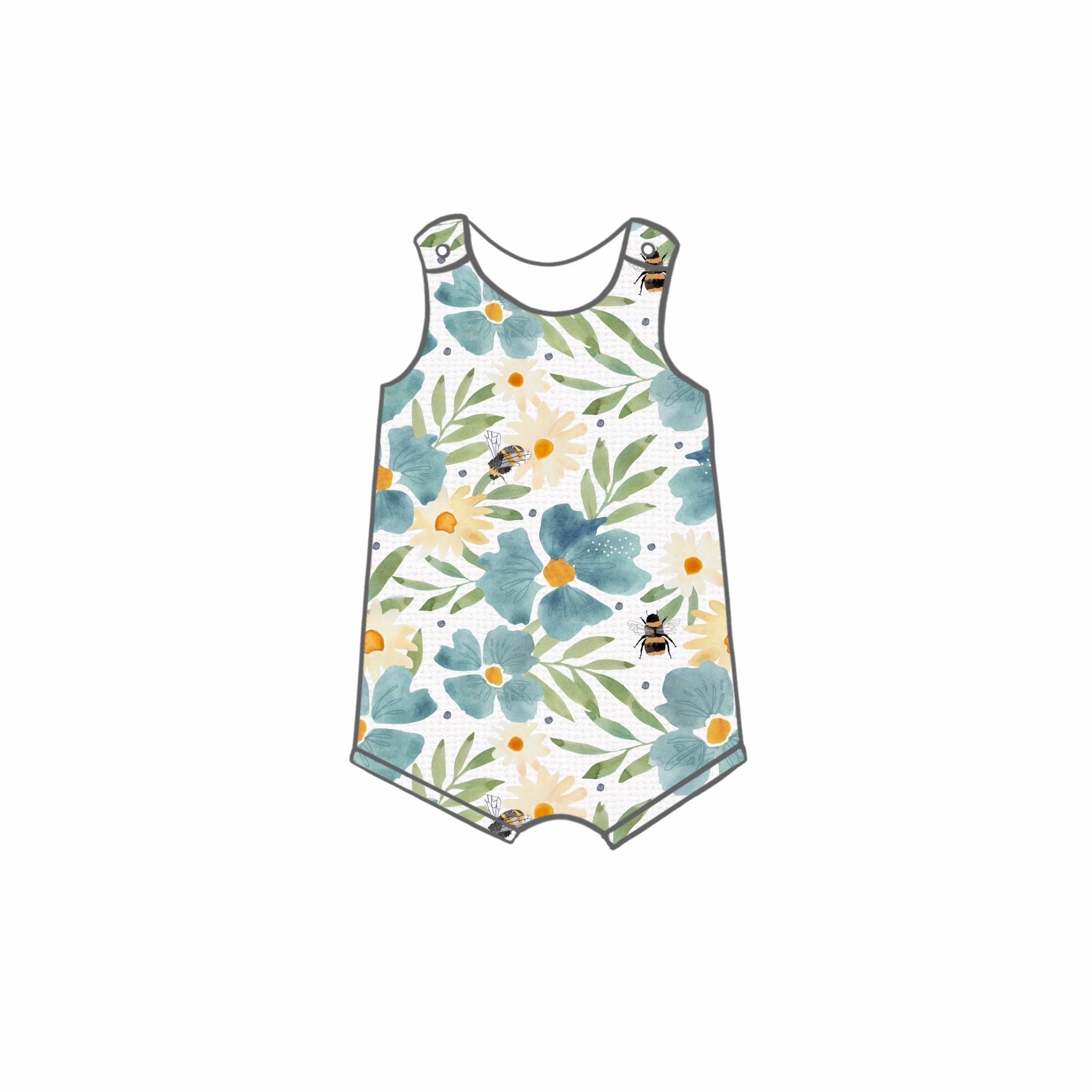 Spring Bloom Rompers