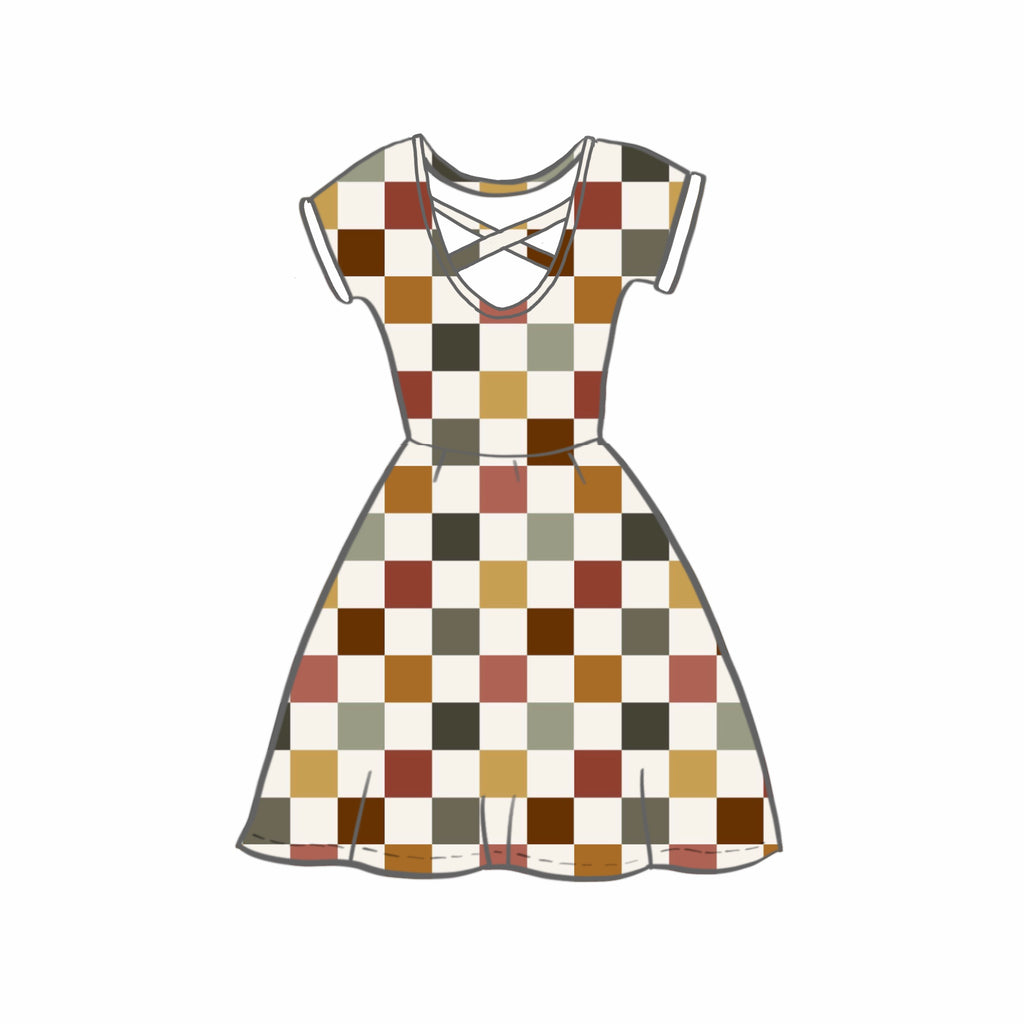 Autumn Check Dresses