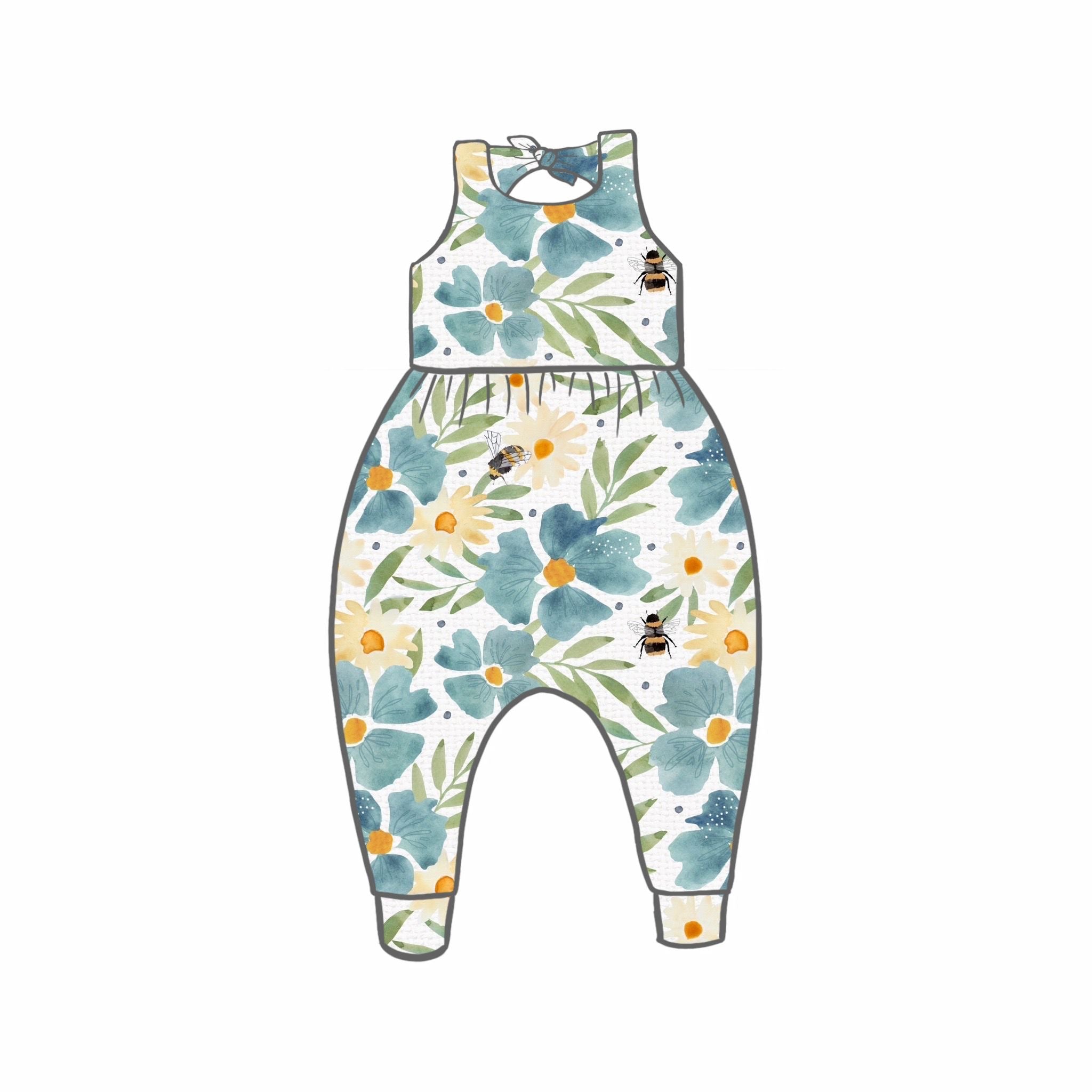 Spring Bloom Rompers