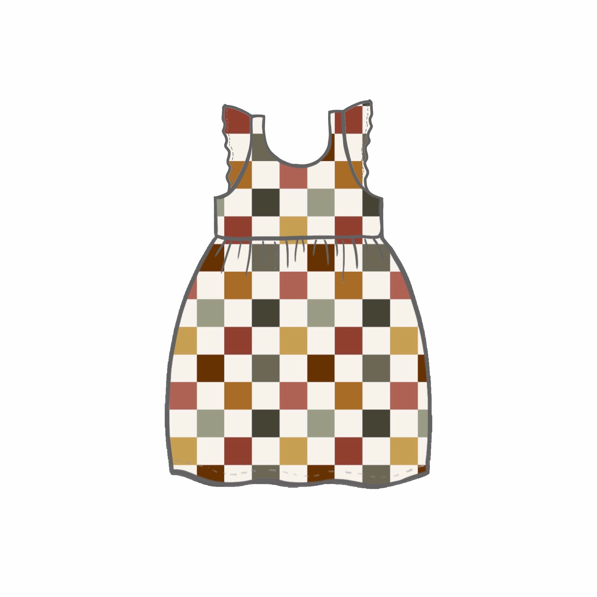 Autumn Check Dresses
