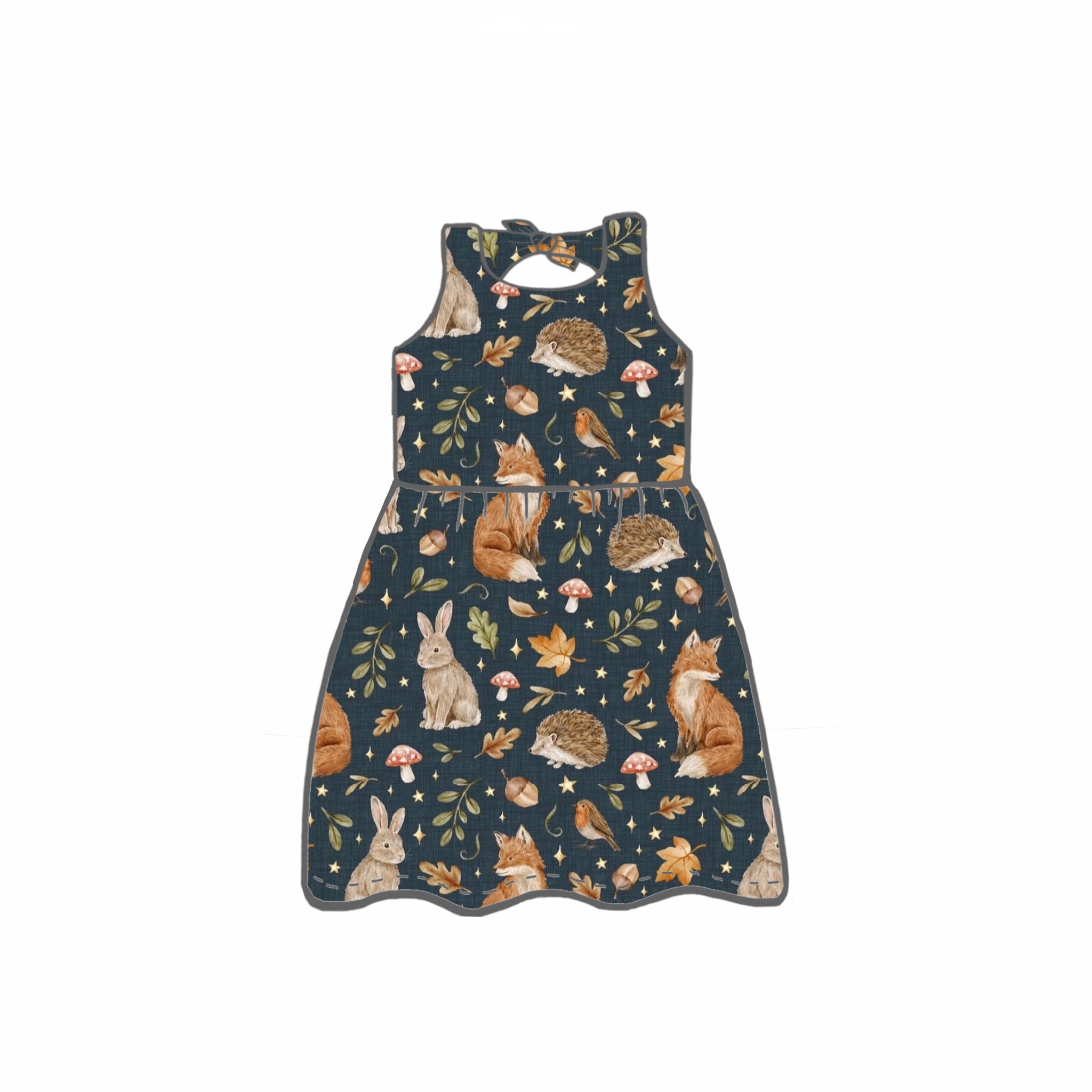 Midnight Woodland Dresses