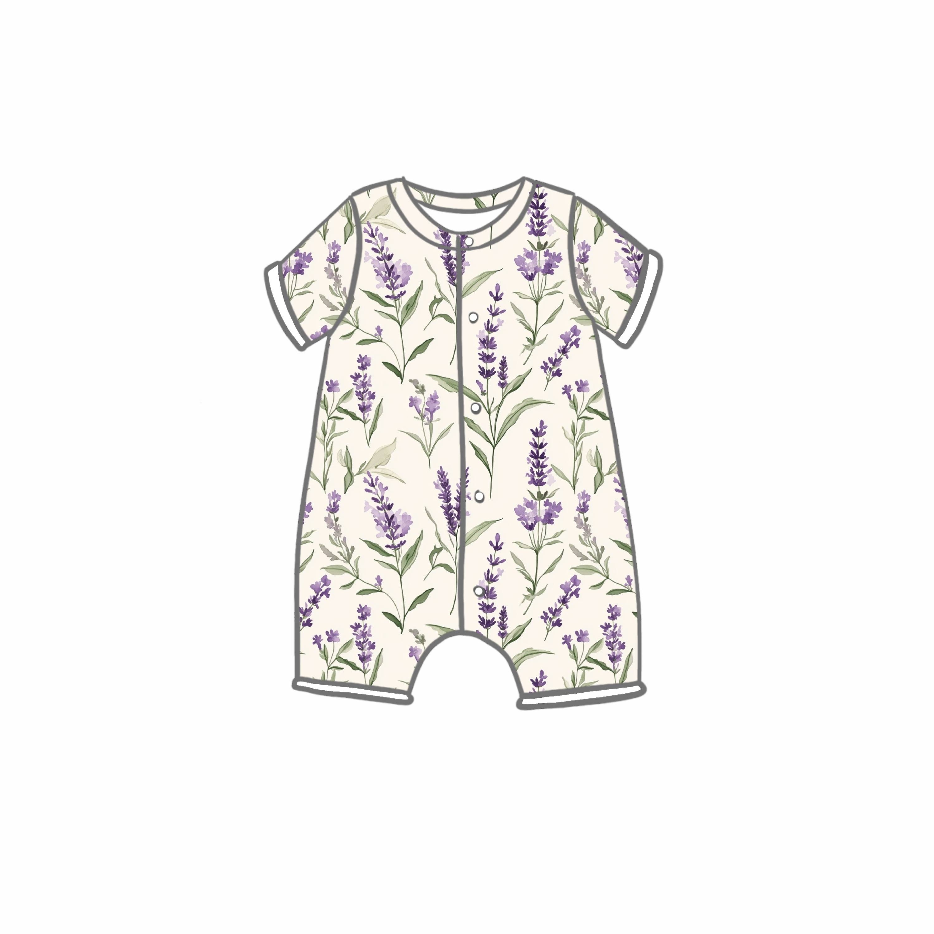 La Lavande Rompers