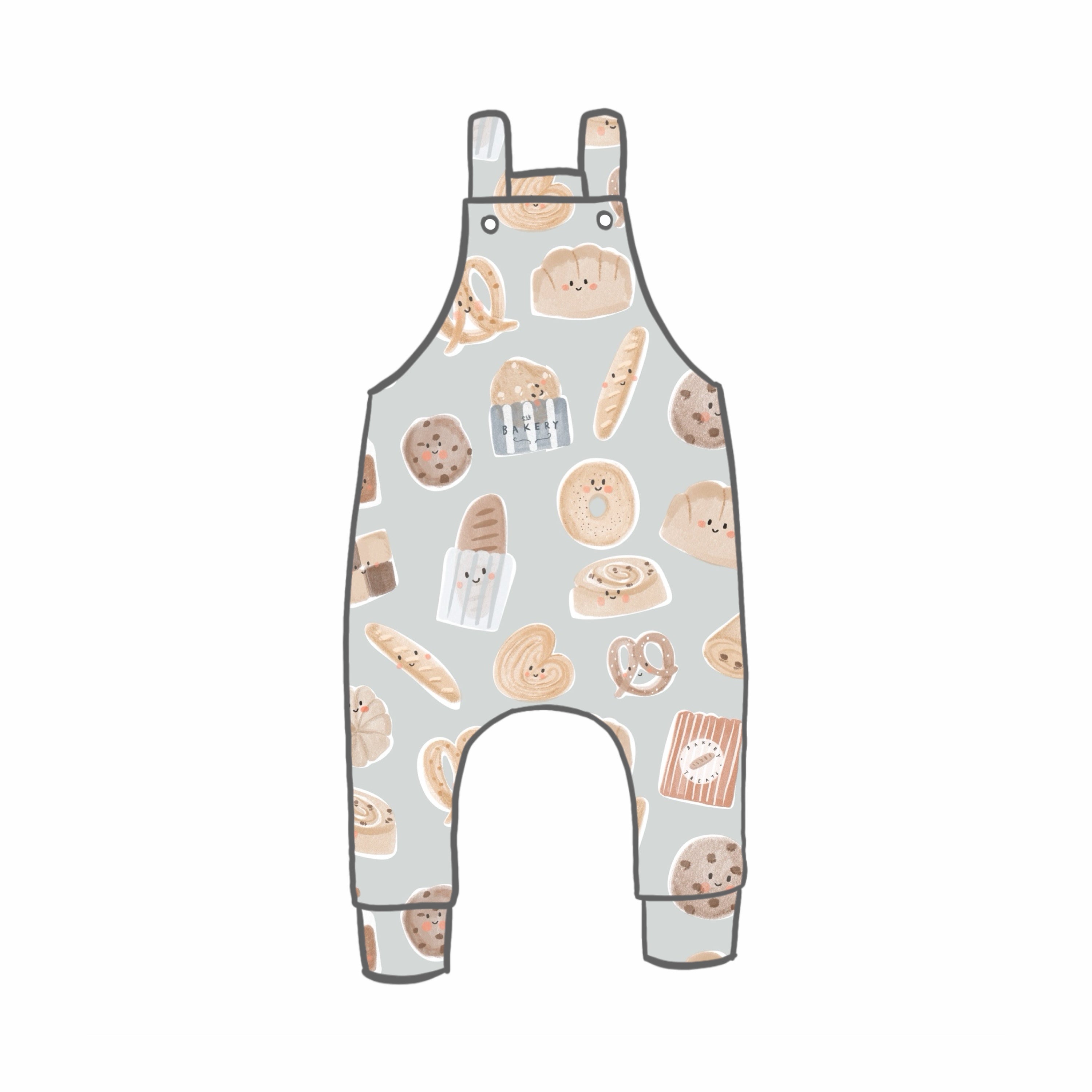 Patisserie Delights Rompers