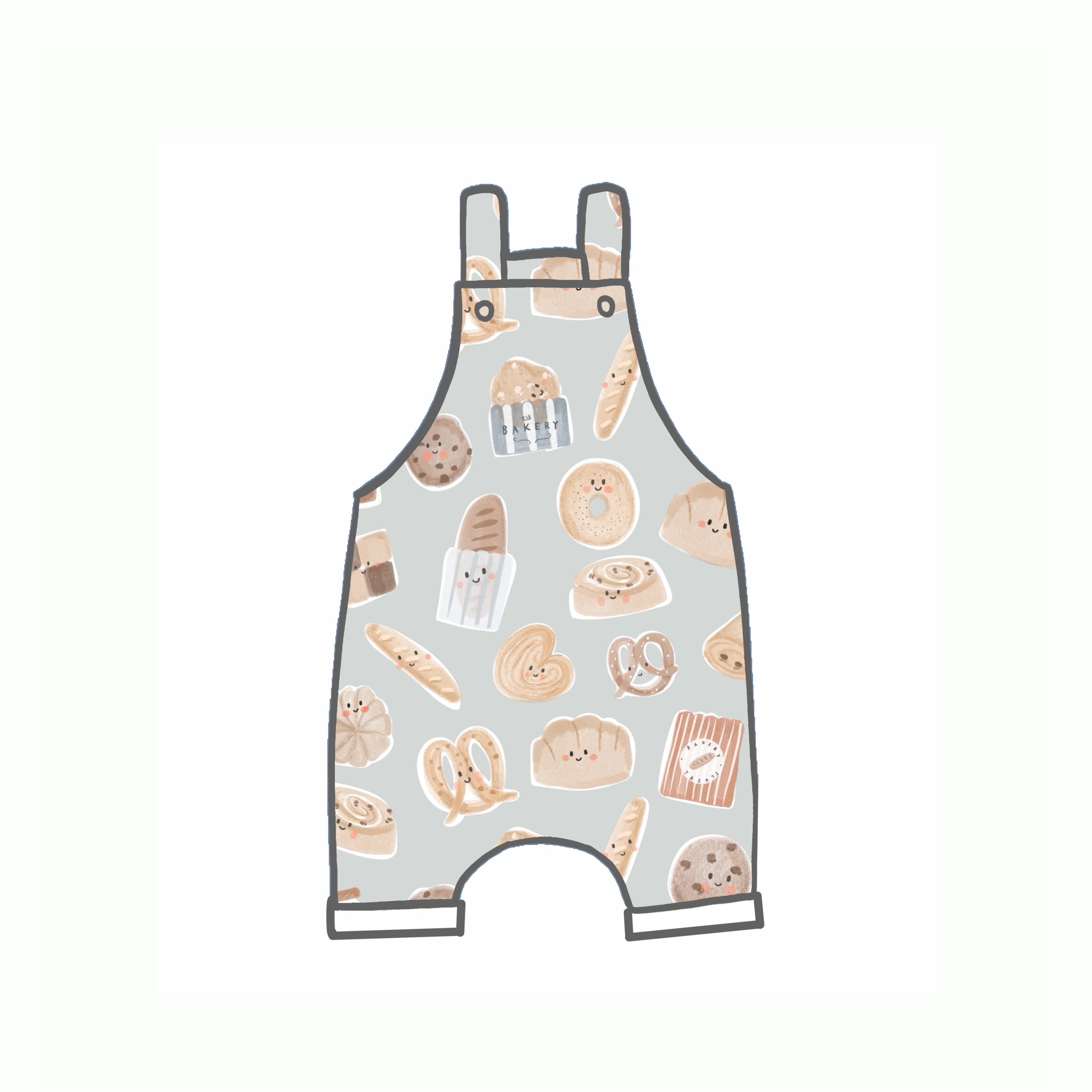 Patisserie Delights Rompers