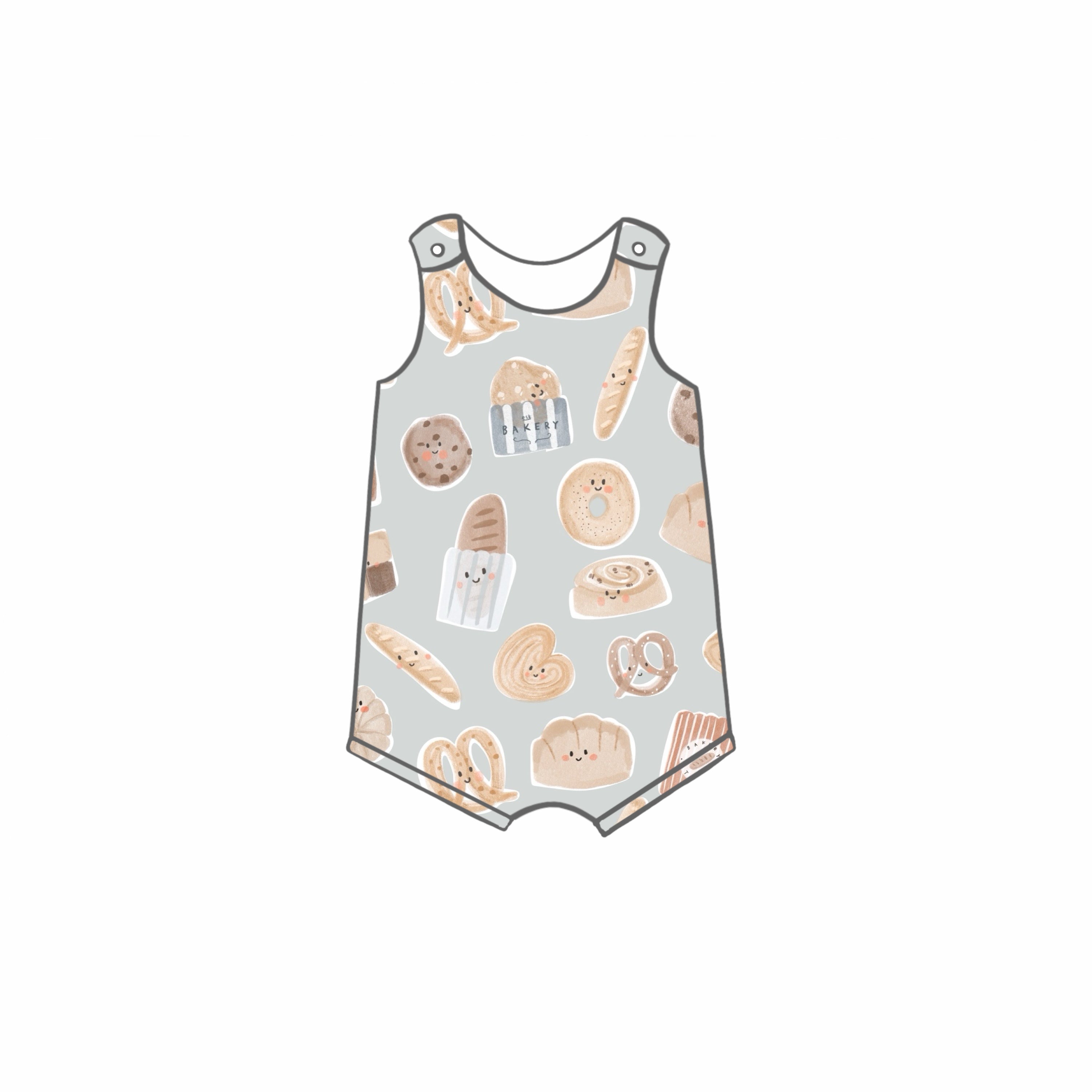 Patisserie Delights Rompers