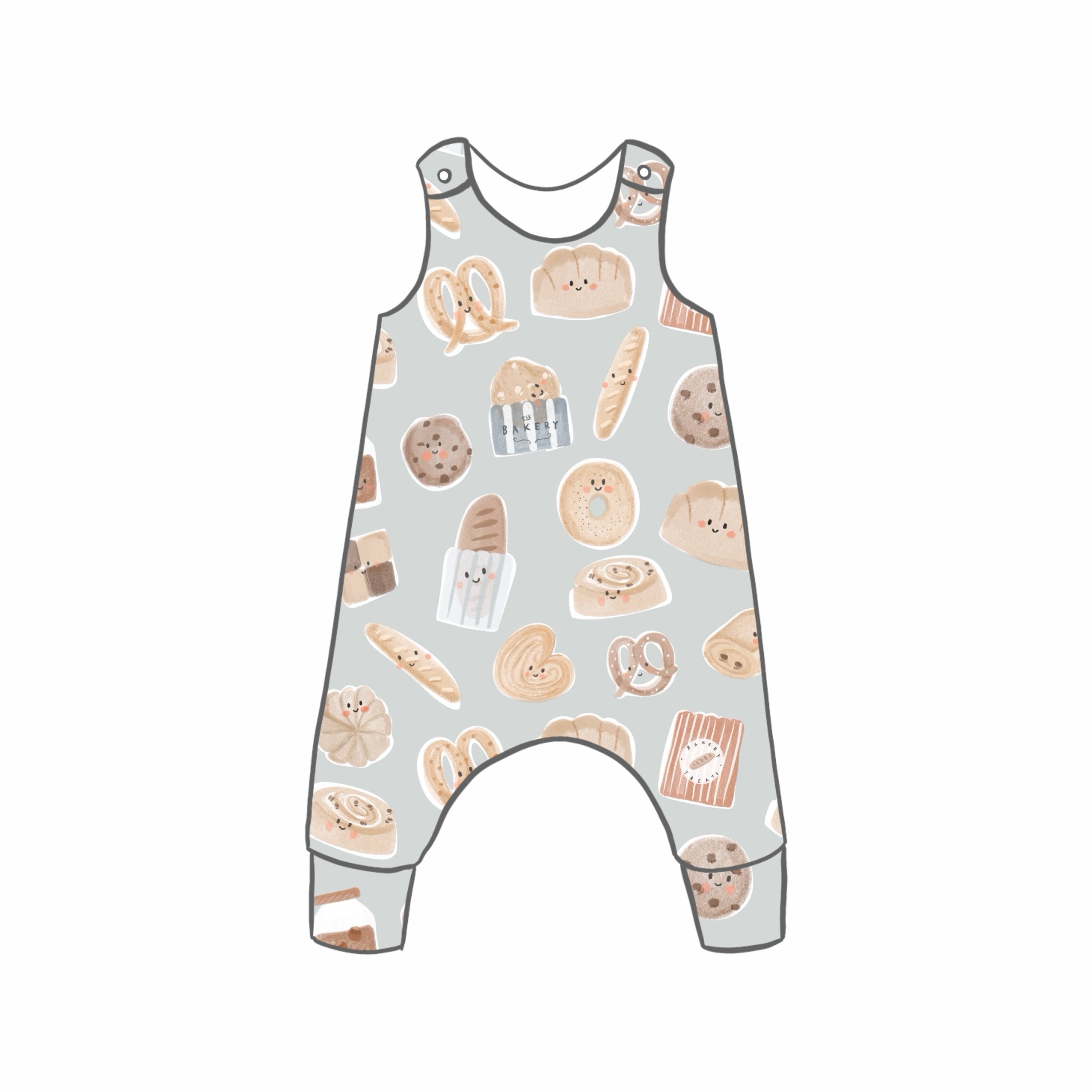 Patisserie Delights Rompers