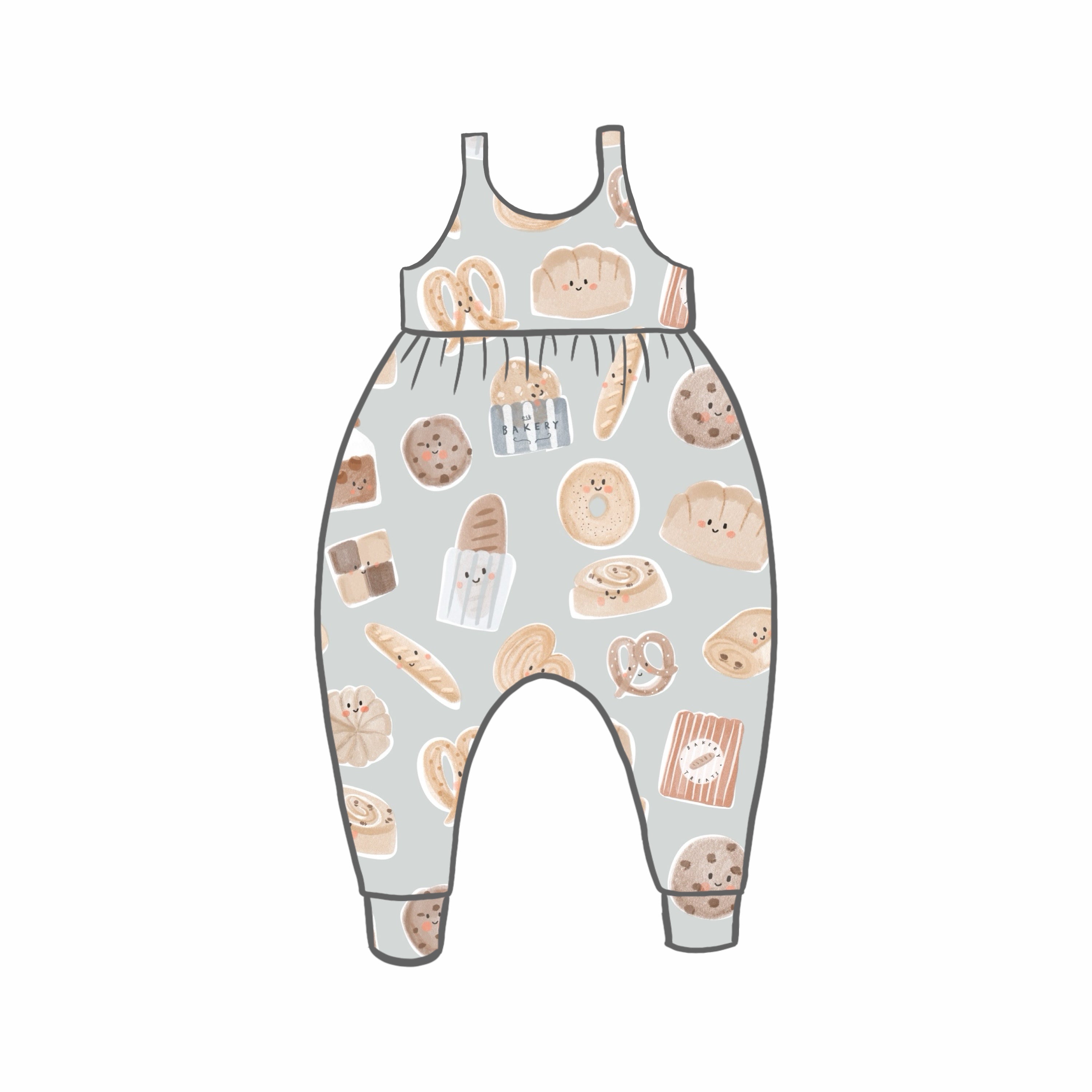Patisserie Delights Rompers
