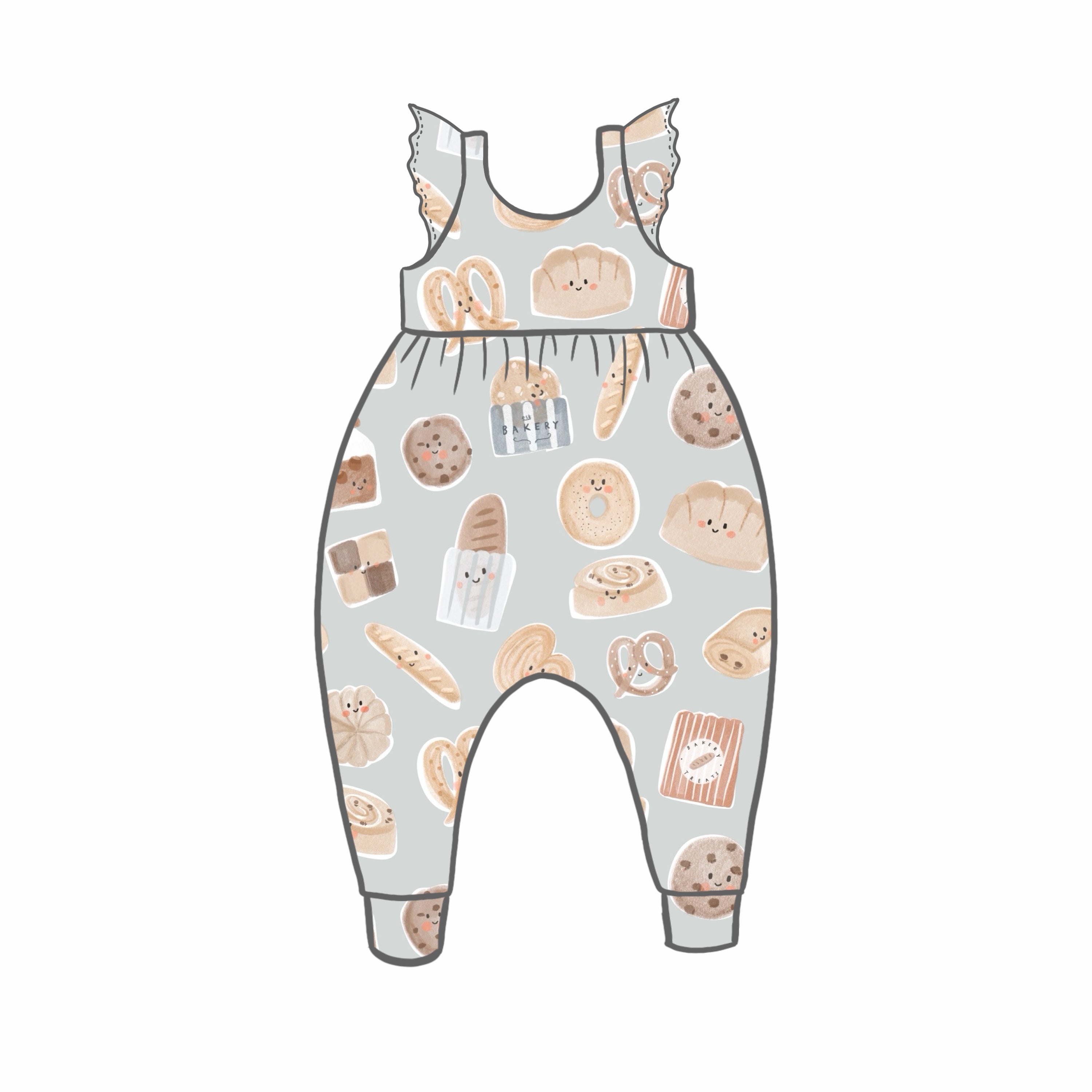 Patisserie Delights Rompers