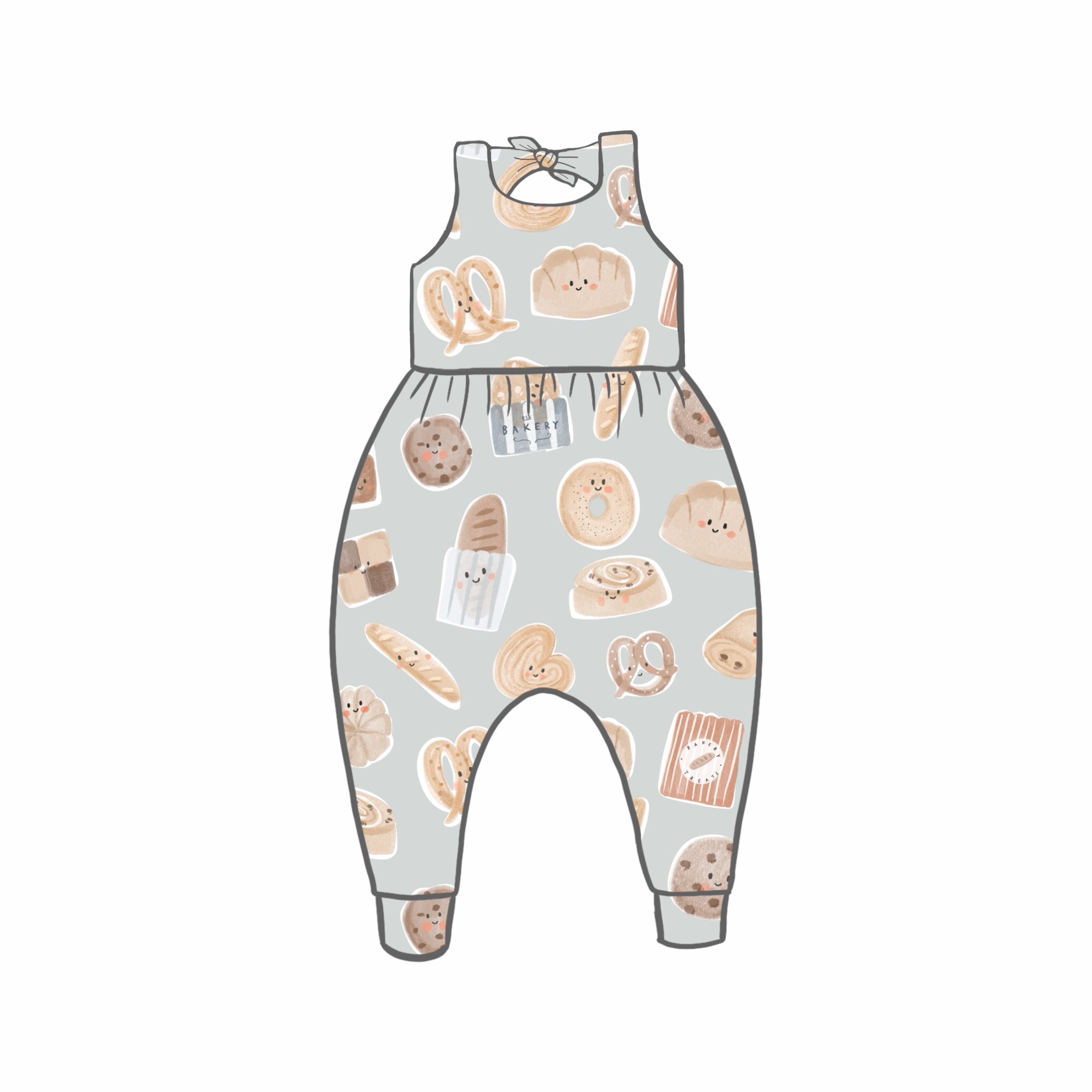 Patisserie Delights Rompers