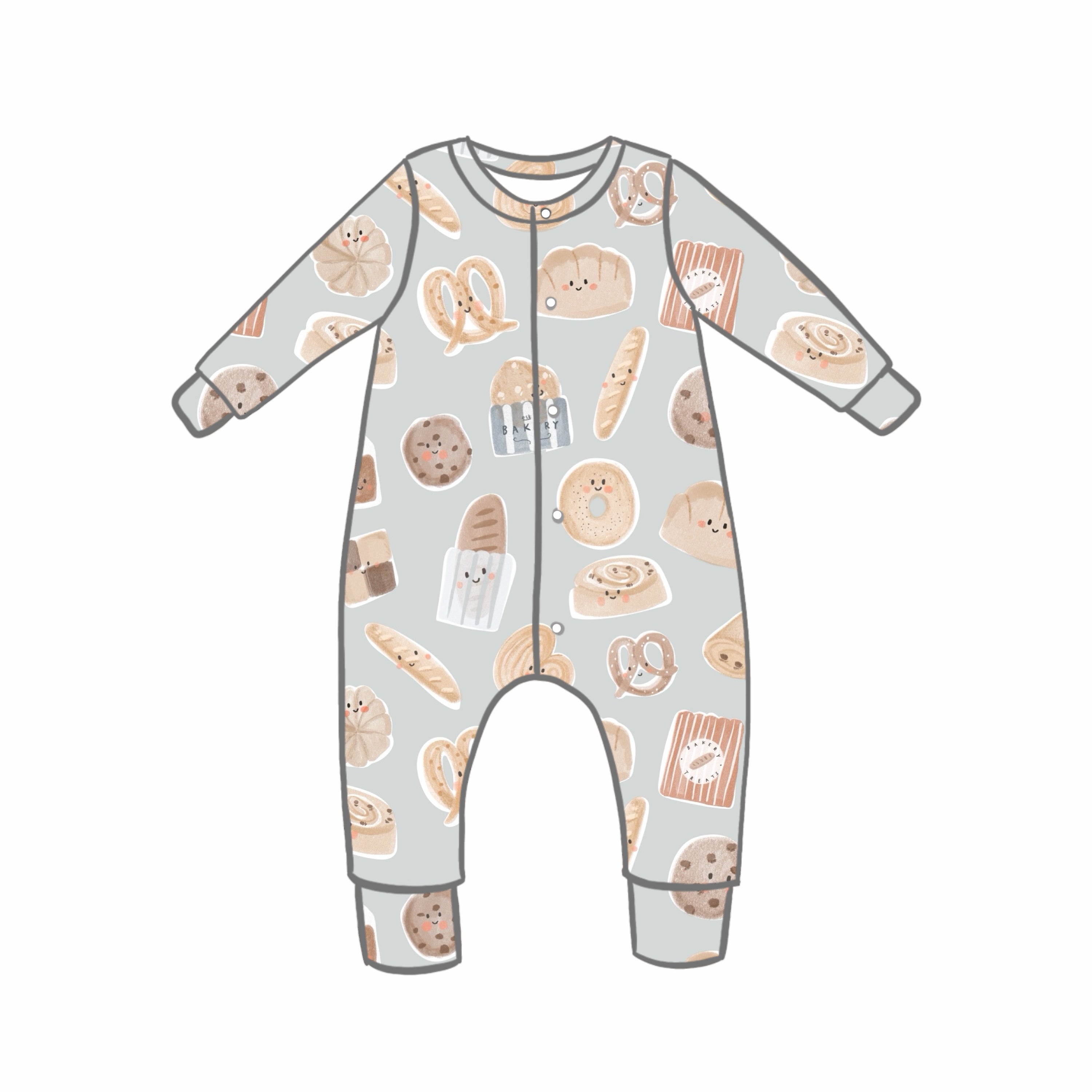 Patisserie Delights Rompers