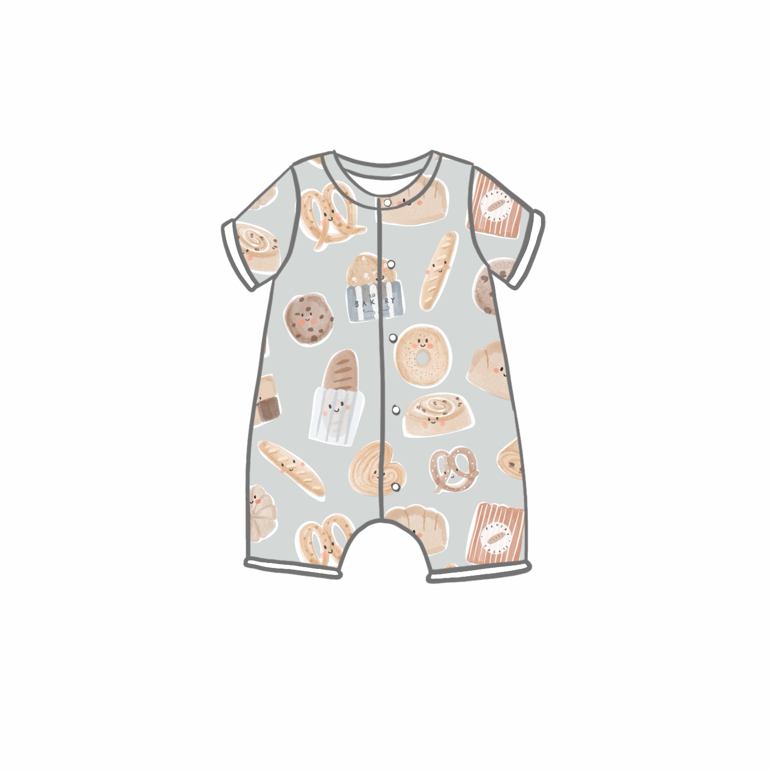 Patisserie Delights Rompers