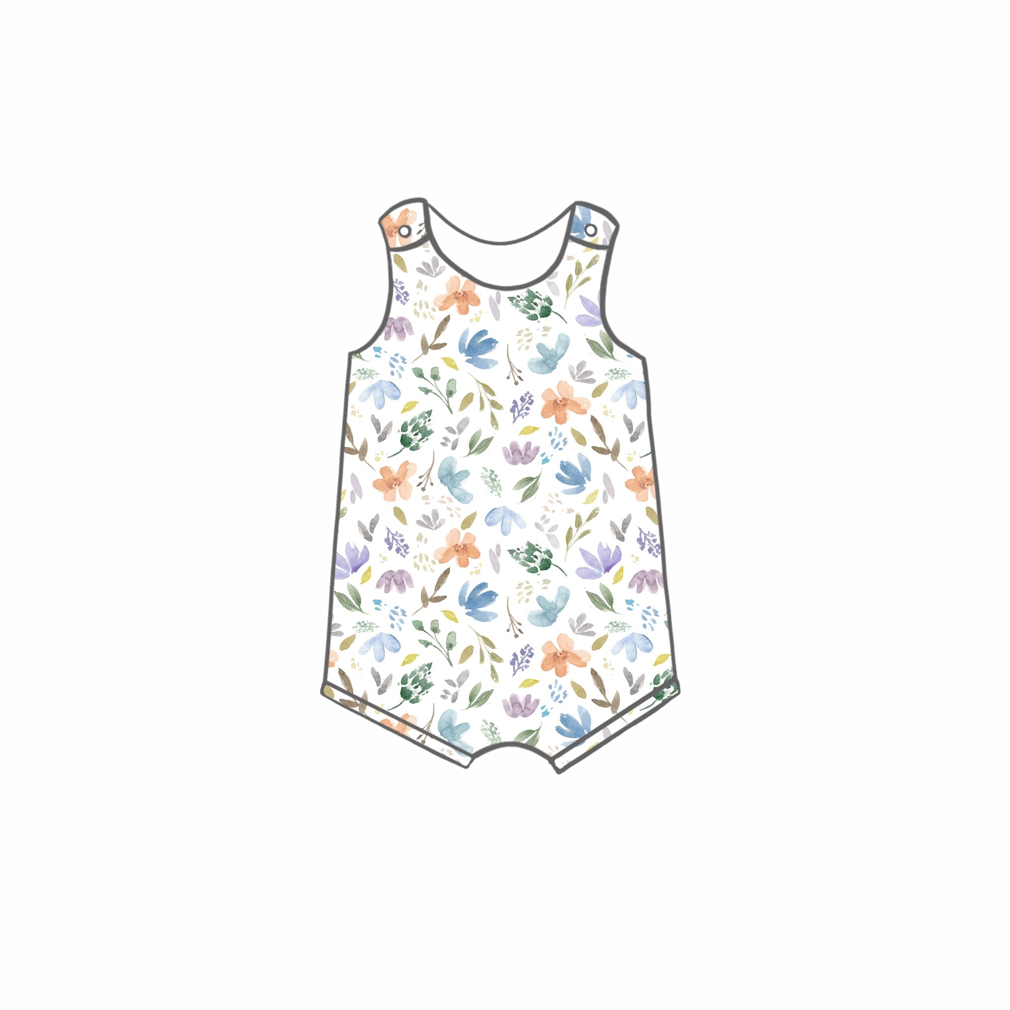 Confetti Fields Rompers