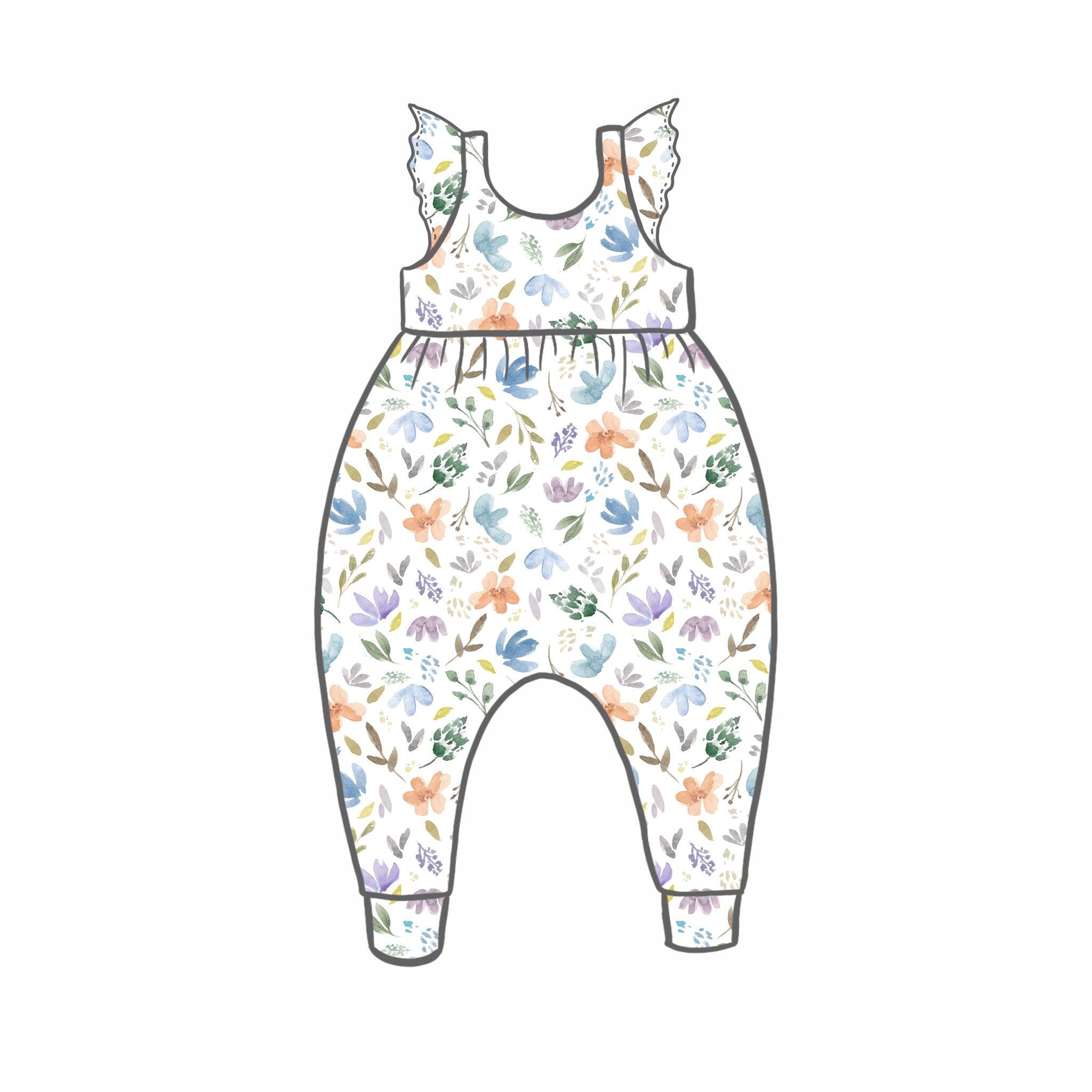 Confetti Fields Rompers