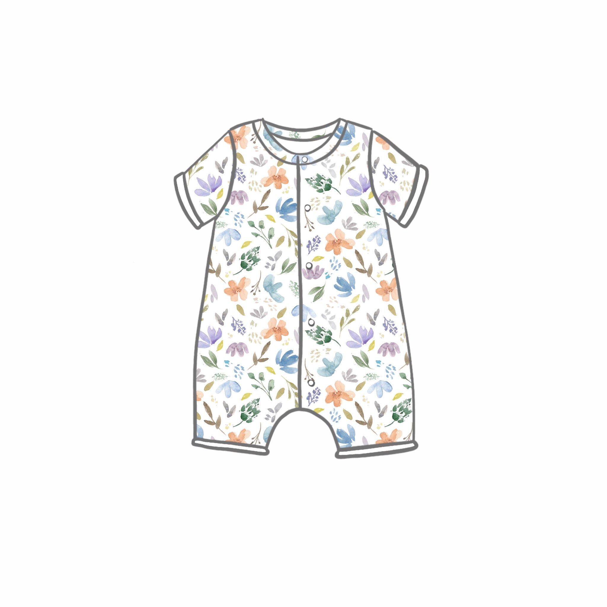 Confetti Fields Rompers