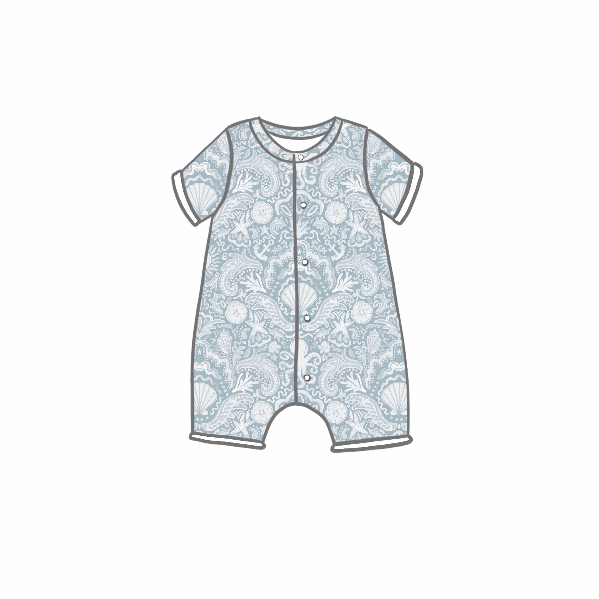 St Tropez Tide Rompers