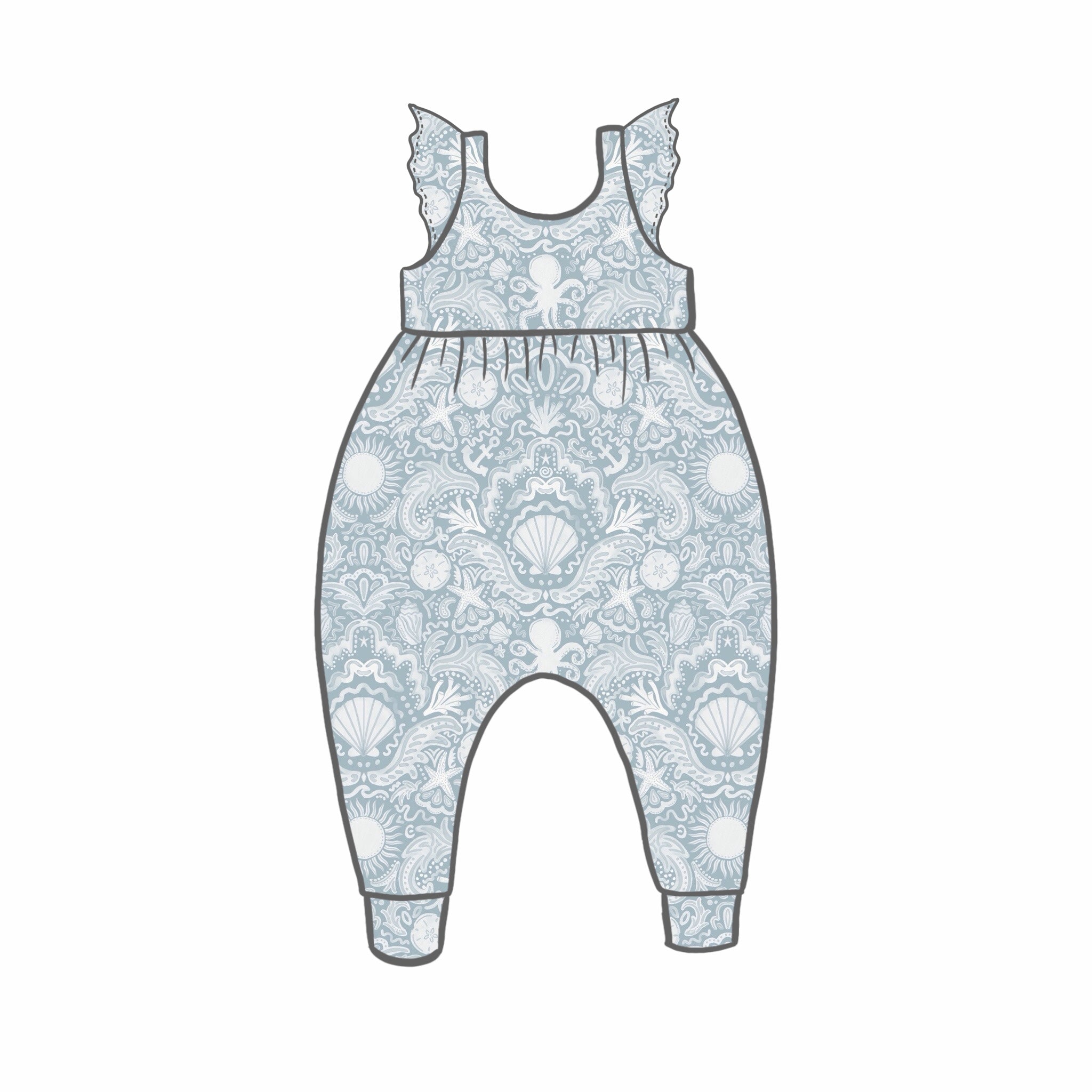 St Tropez Tide Rompers