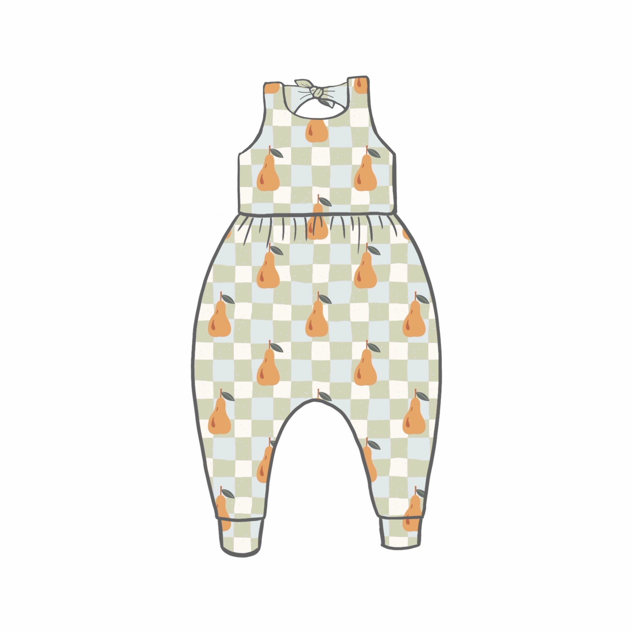 Petite Pears Rompers