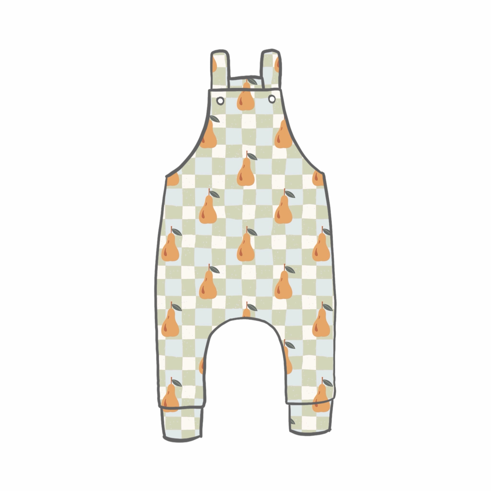 Petite Pears Rompers