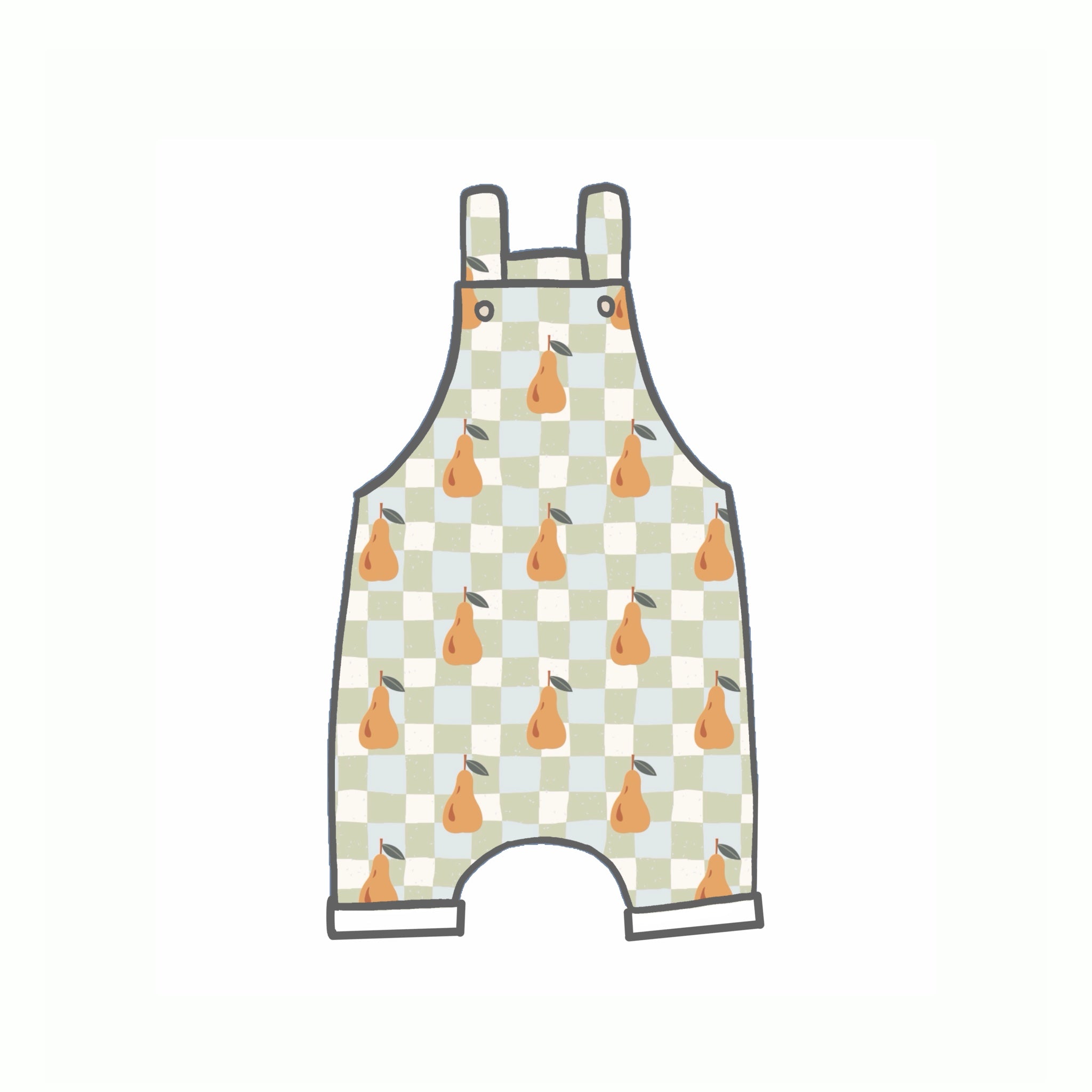 Petite Pears Rompers