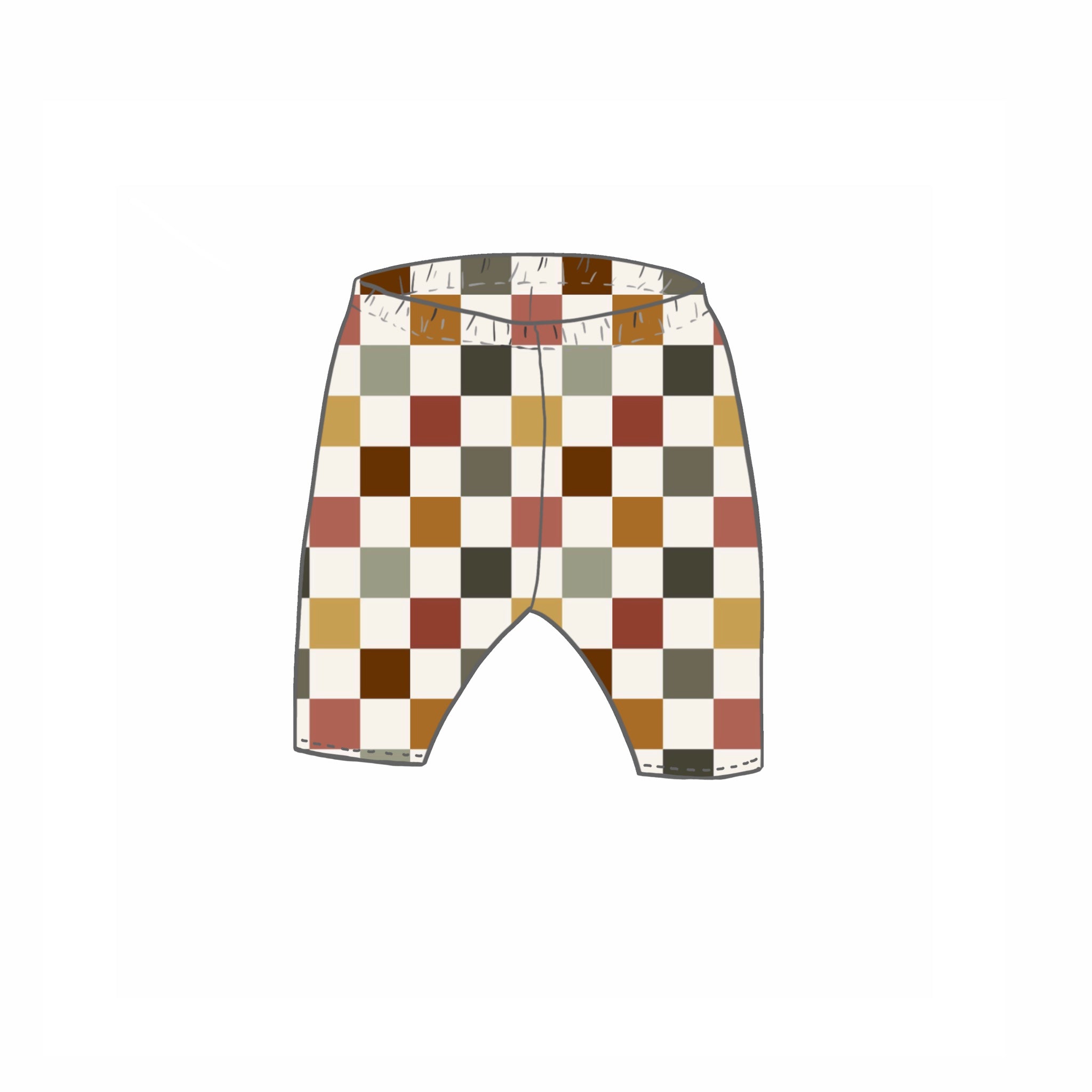 Autumn Check Bottoms