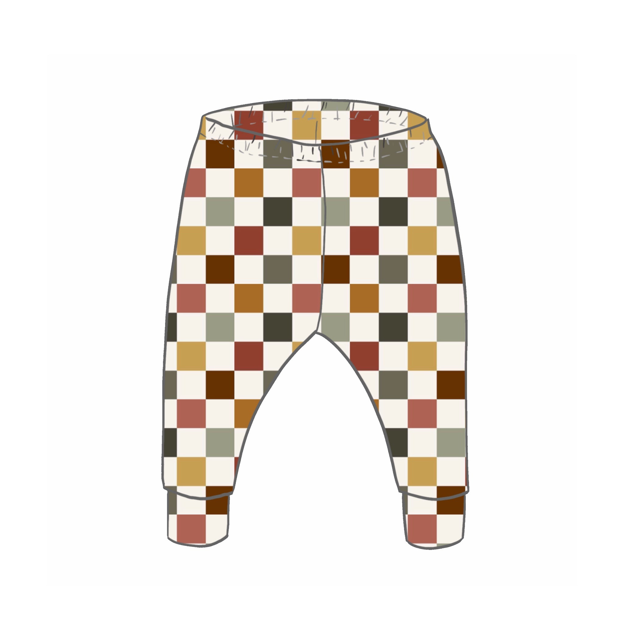 Autumn Check Bottoms