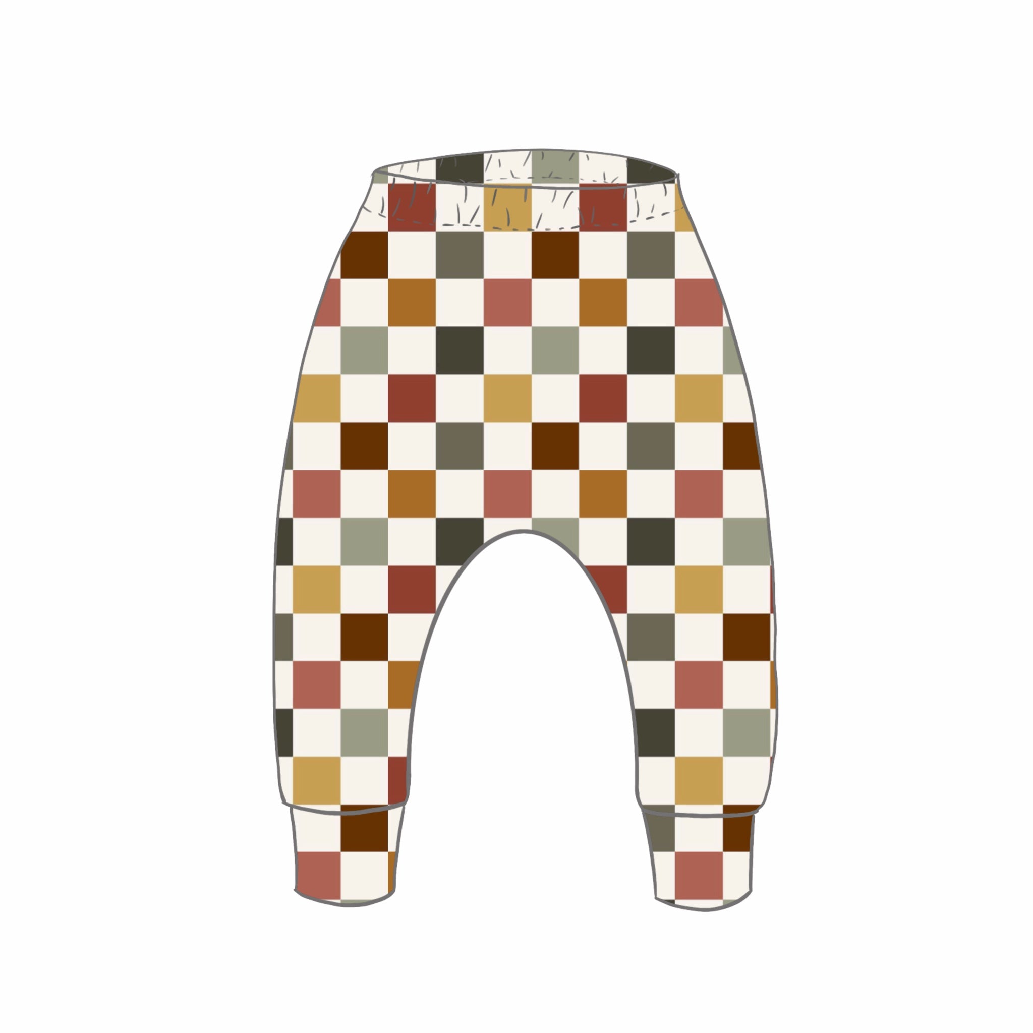 Autumn Check Bottoms