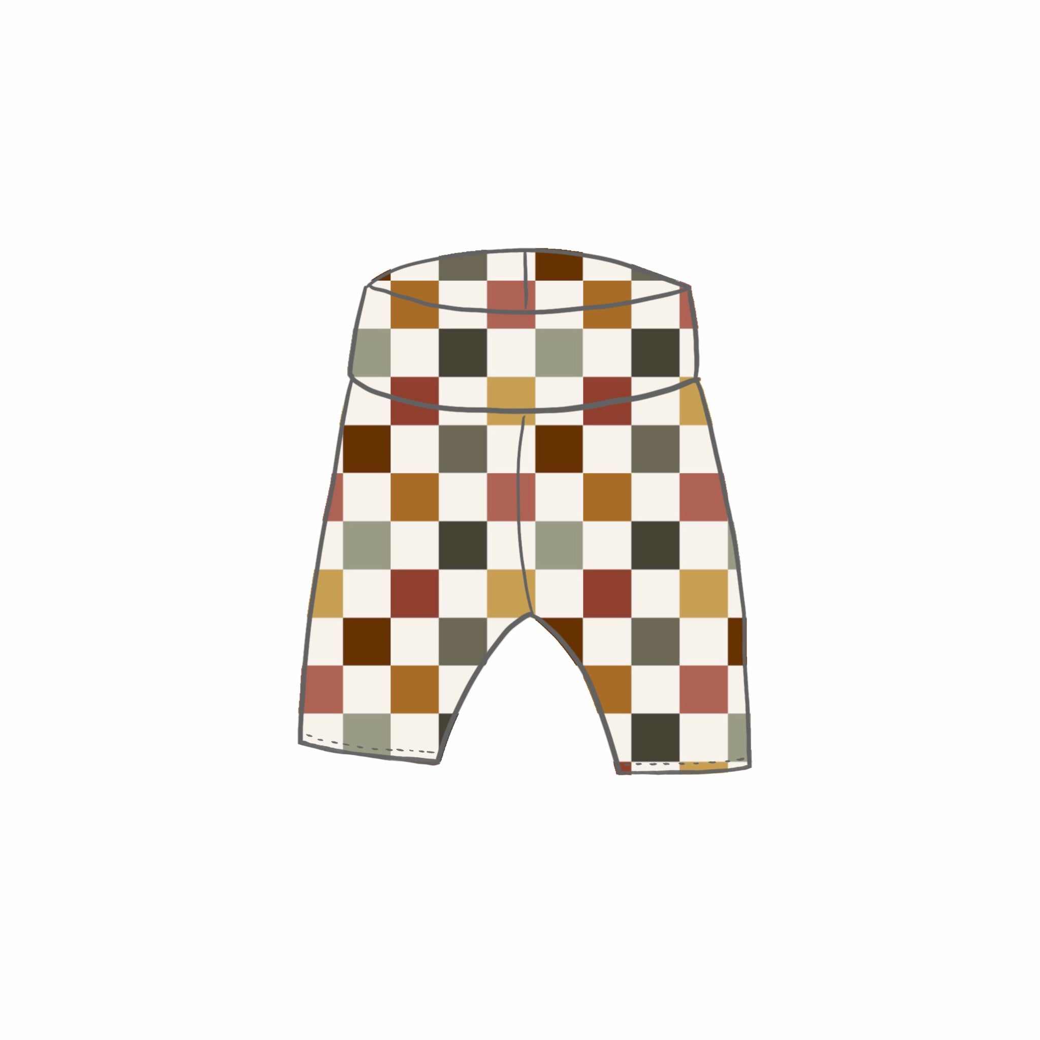 Autumn Check Bottoms
