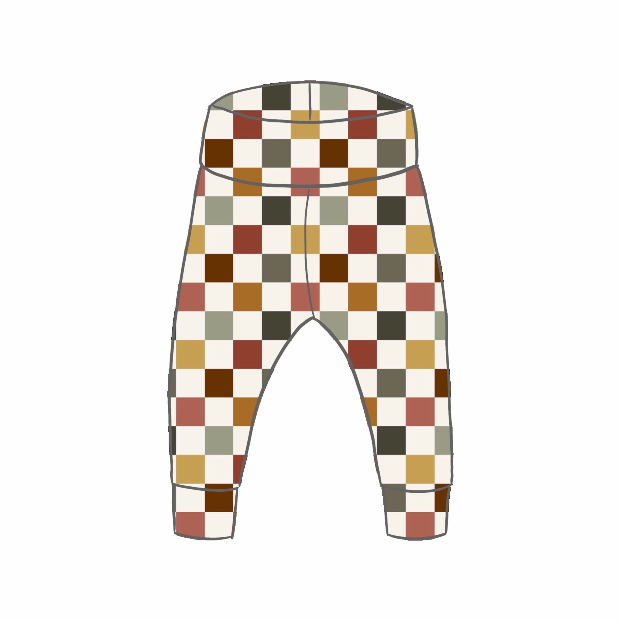 Autumn Check Bottoms