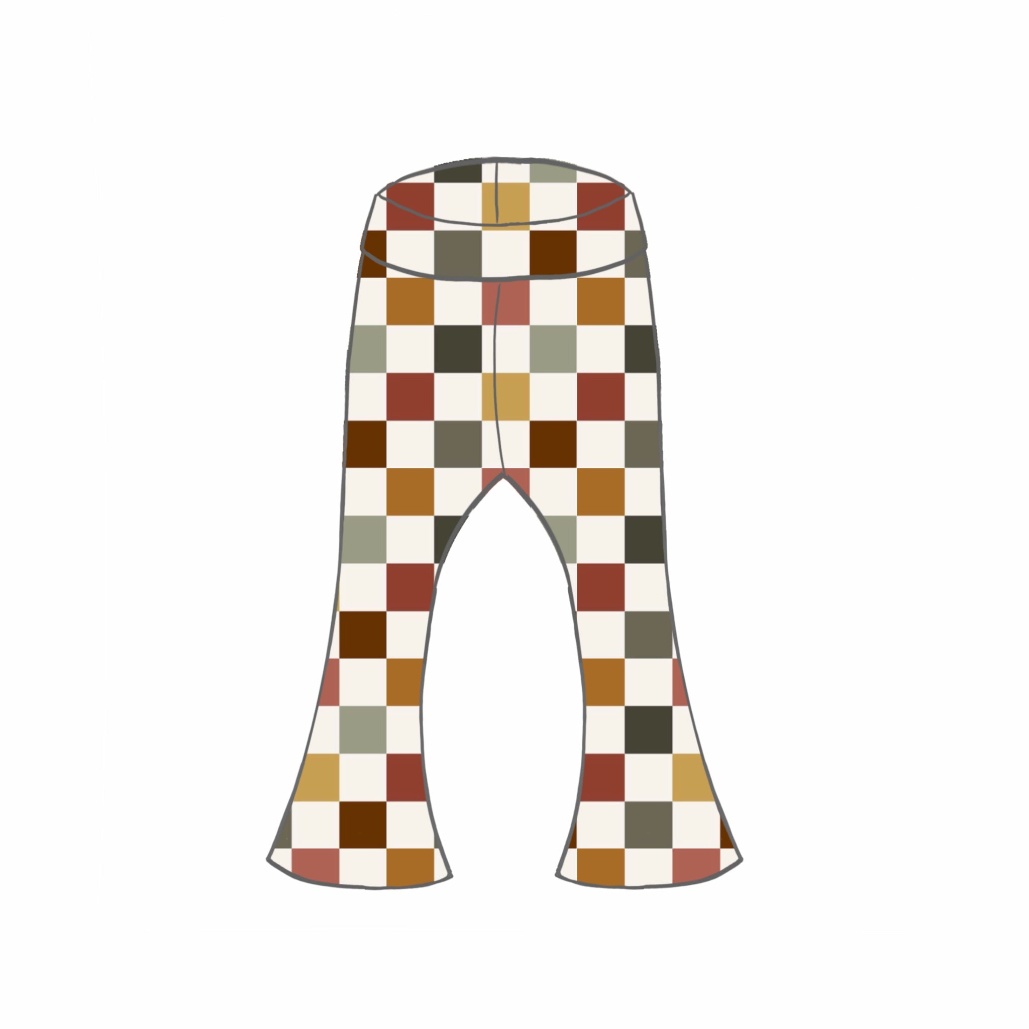 Autumn Check Bottoms