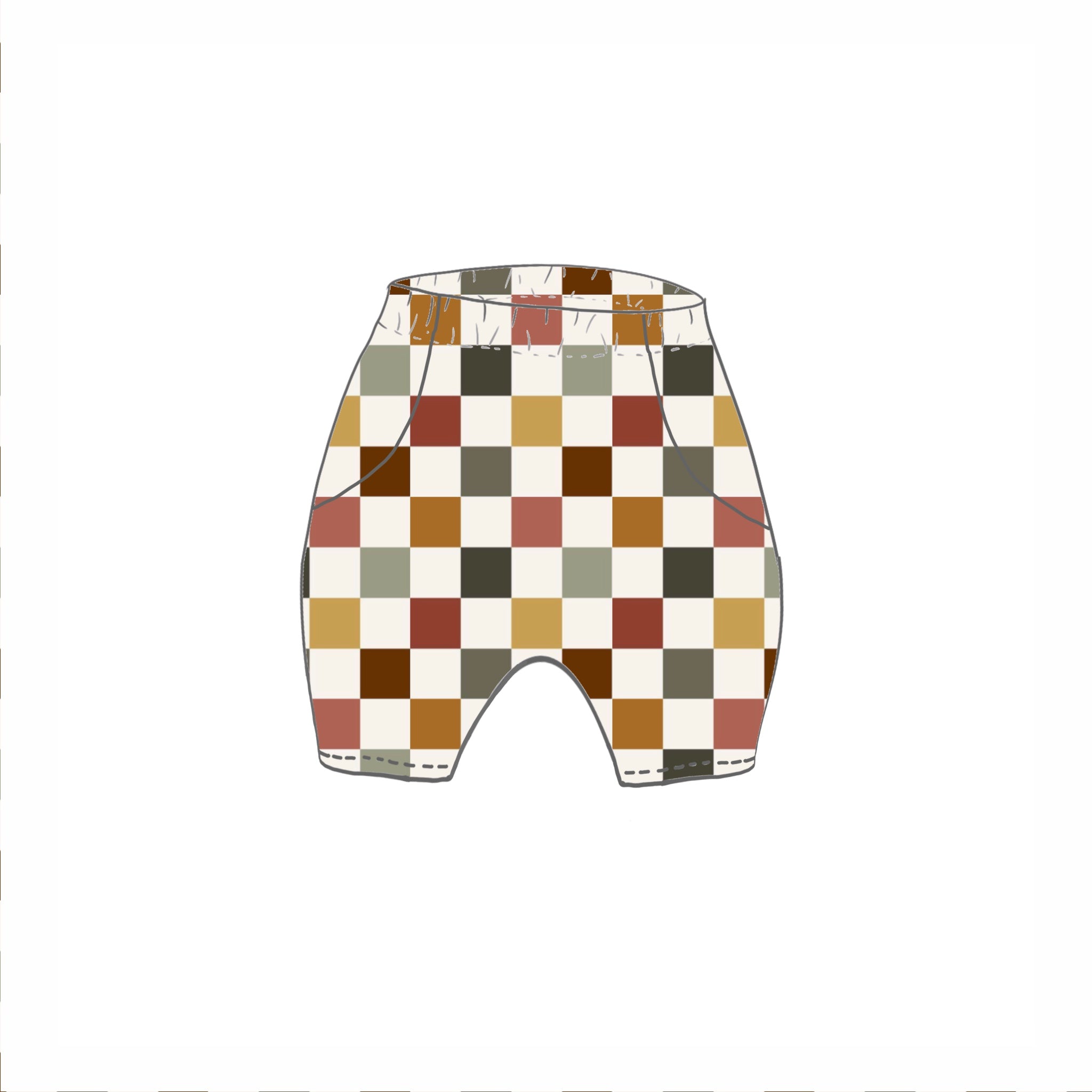 Autumn Check Bottoms