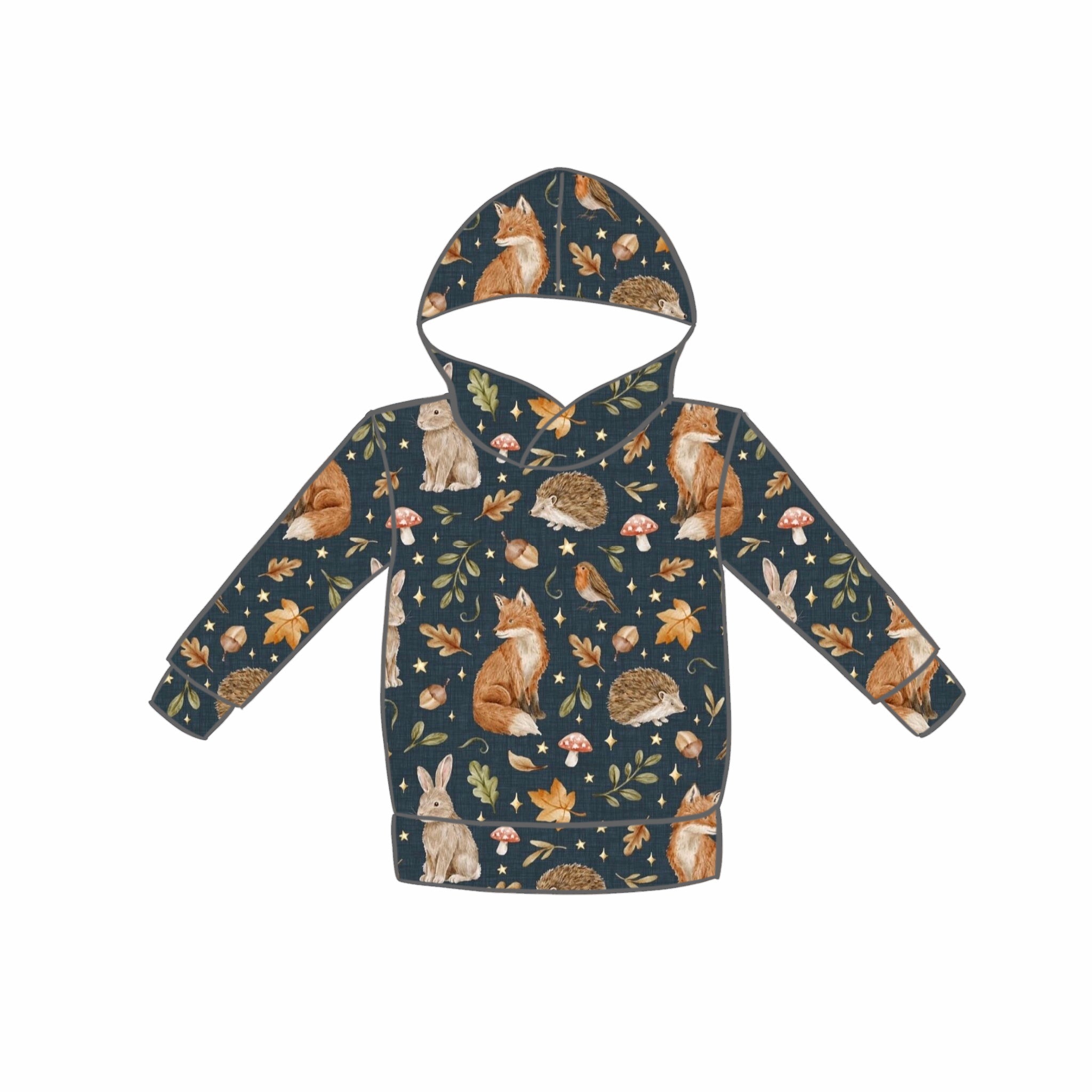 Midnight Woodland Tops