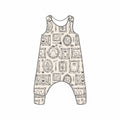 Petrifying Portraits Rompers