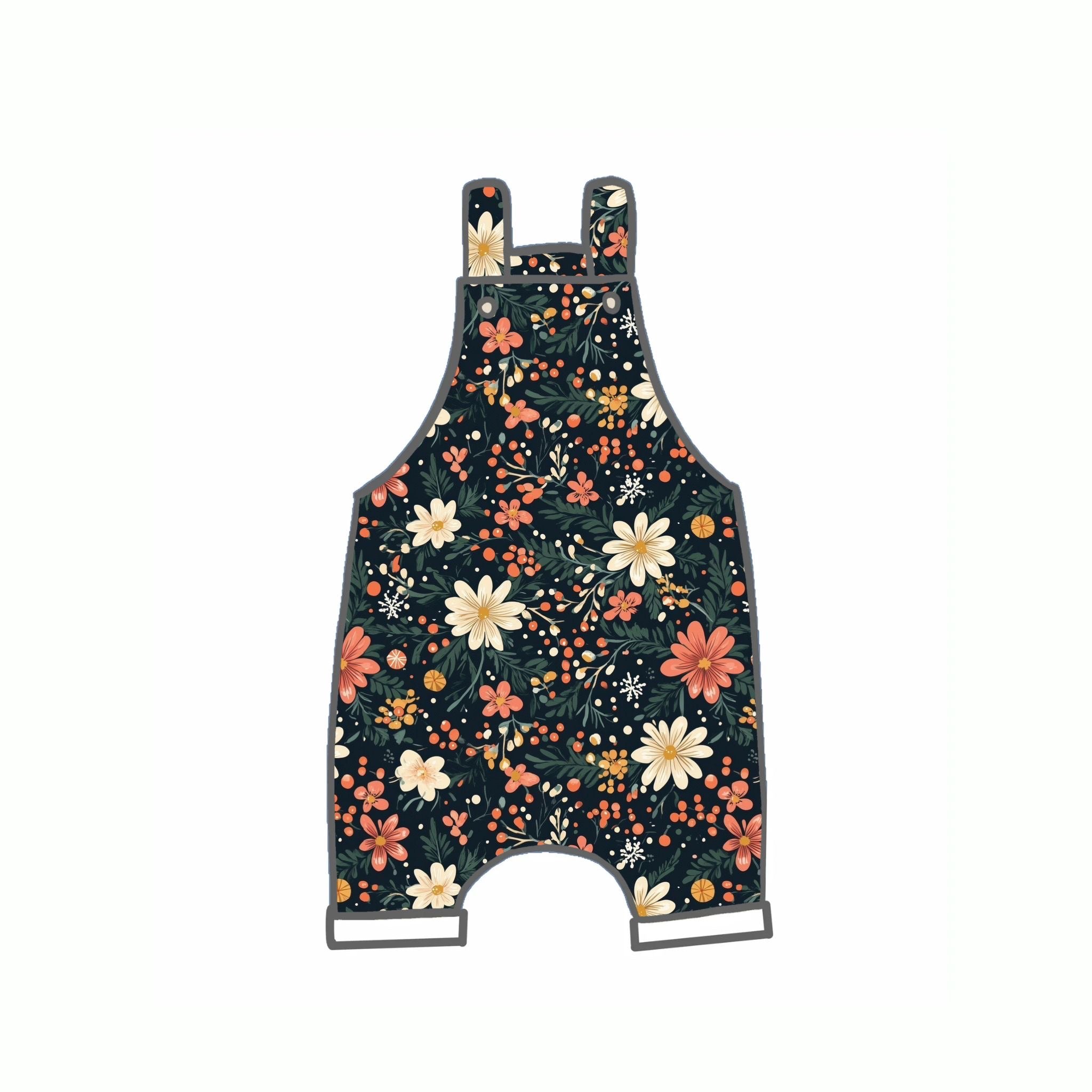 Winter Meadow Rompers