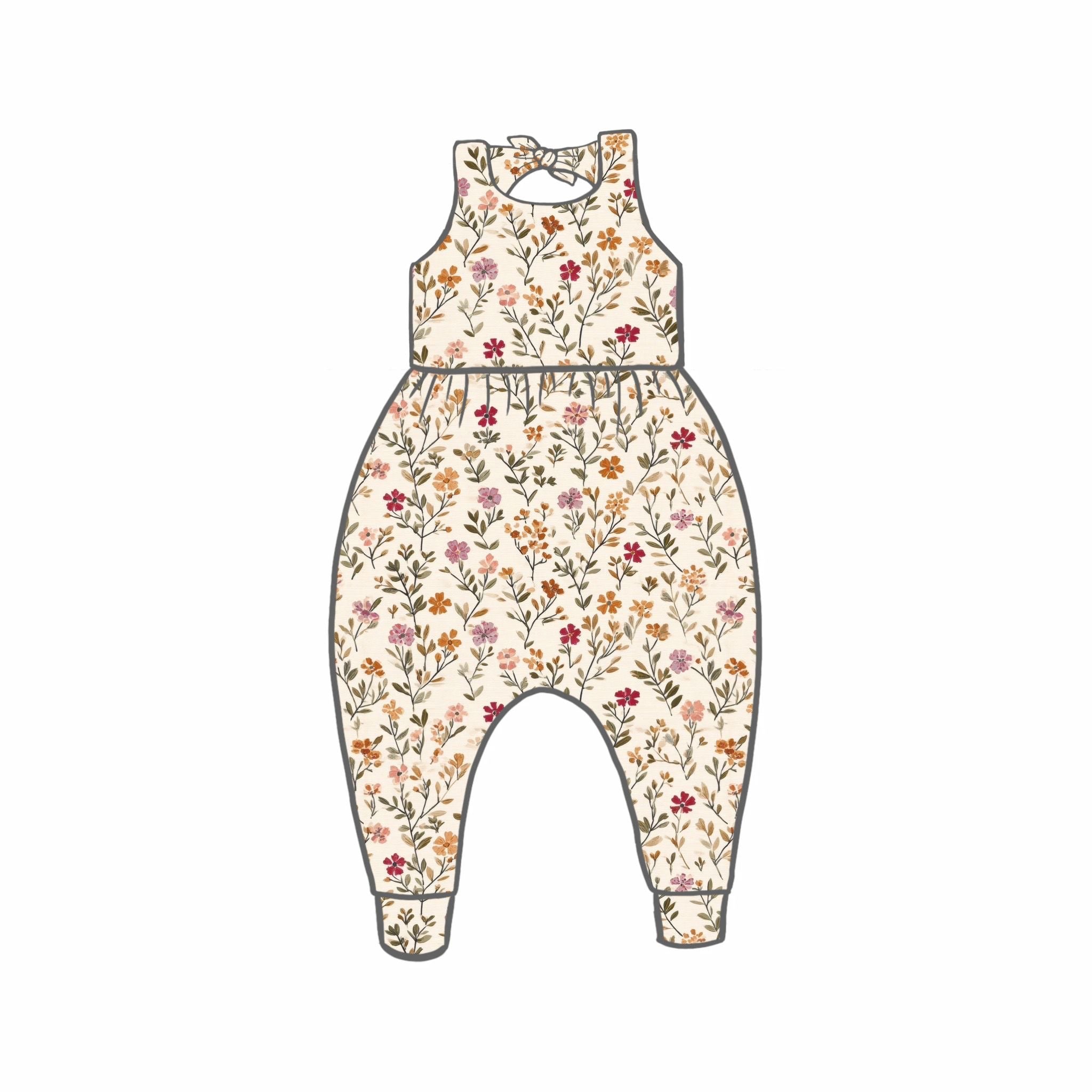 Autumn Ditsy Rompers